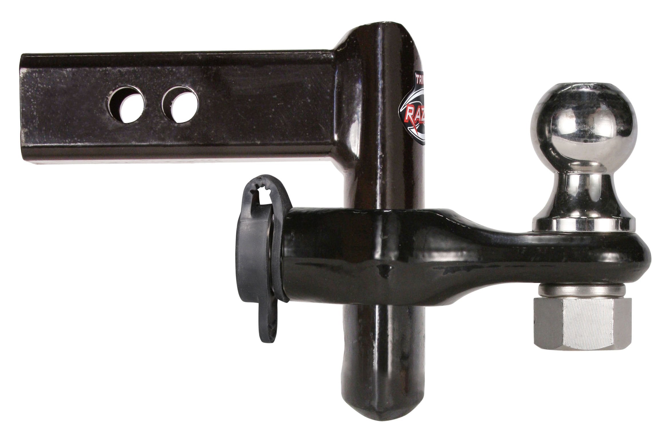Trimax TRZ6PB Black 6&quot; Powder Coat Drop Hitch