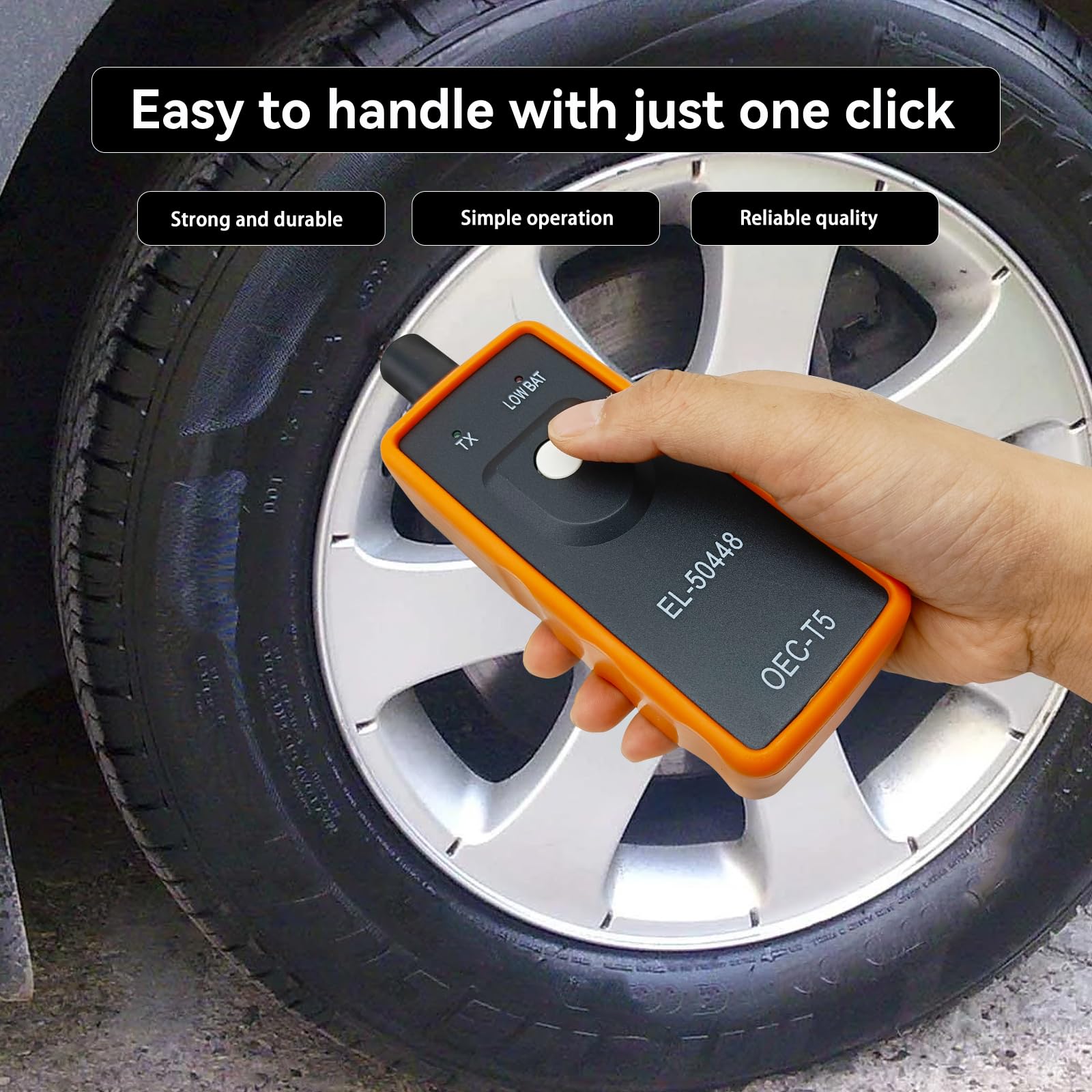 Automotive Tire Sensor Reset Tool, System Programming Training, Tpms Relearn Tool, Tire Pressure Monitor Sensor, El-50448 Oec T5