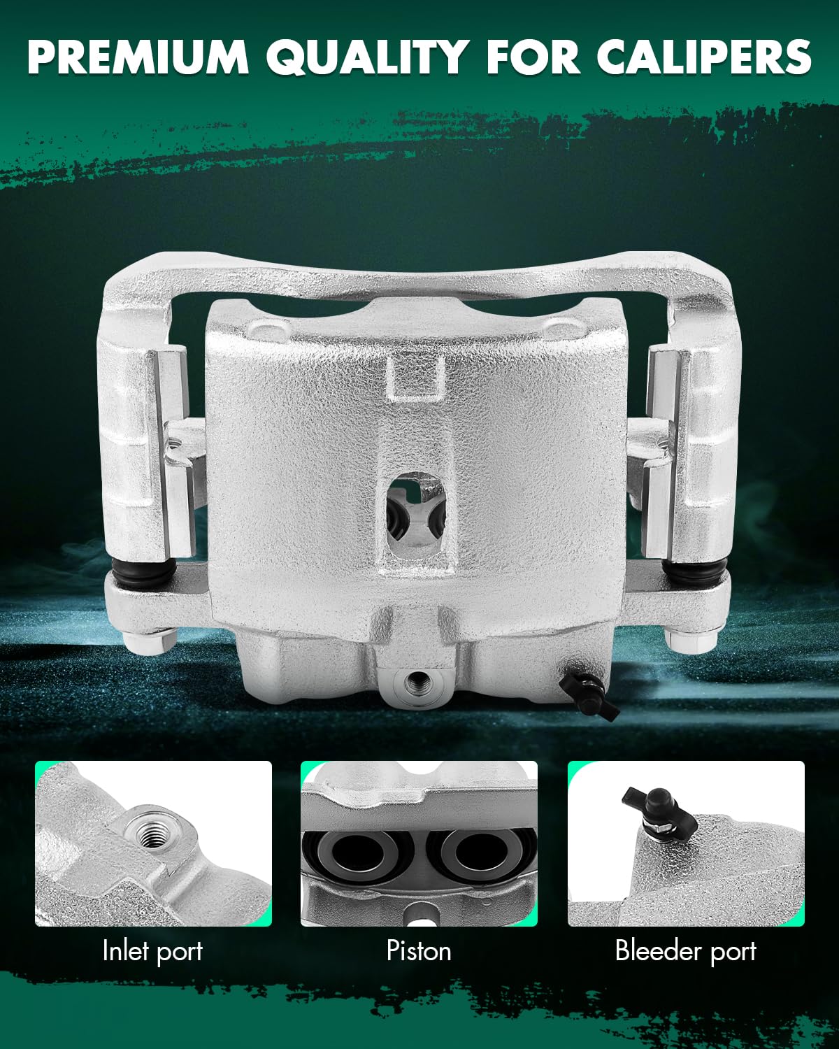 Scitoo 18-B4729 Front Left Brake Caliper W/Bracket For Cadillac For Escalade Esv/For Escalade Ext,For Chevy For Silverado 3500 H