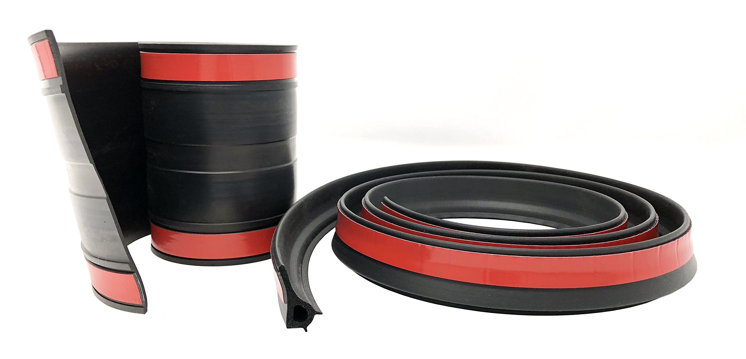 Esi Rok Block Xl Tailgate Gap Cover 7'' Width And Ultimate Tailgate Seal With Taper Seal 6' For Sidewalls