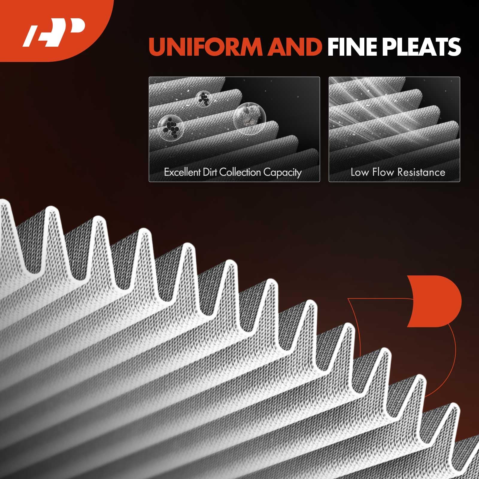 A-Premium Engine Air Filter Compatible with Toyota, Lexus, Scion & Pontiac - Camry(2007-2011), RAV4(2006-2012), Matrix(2009-2013