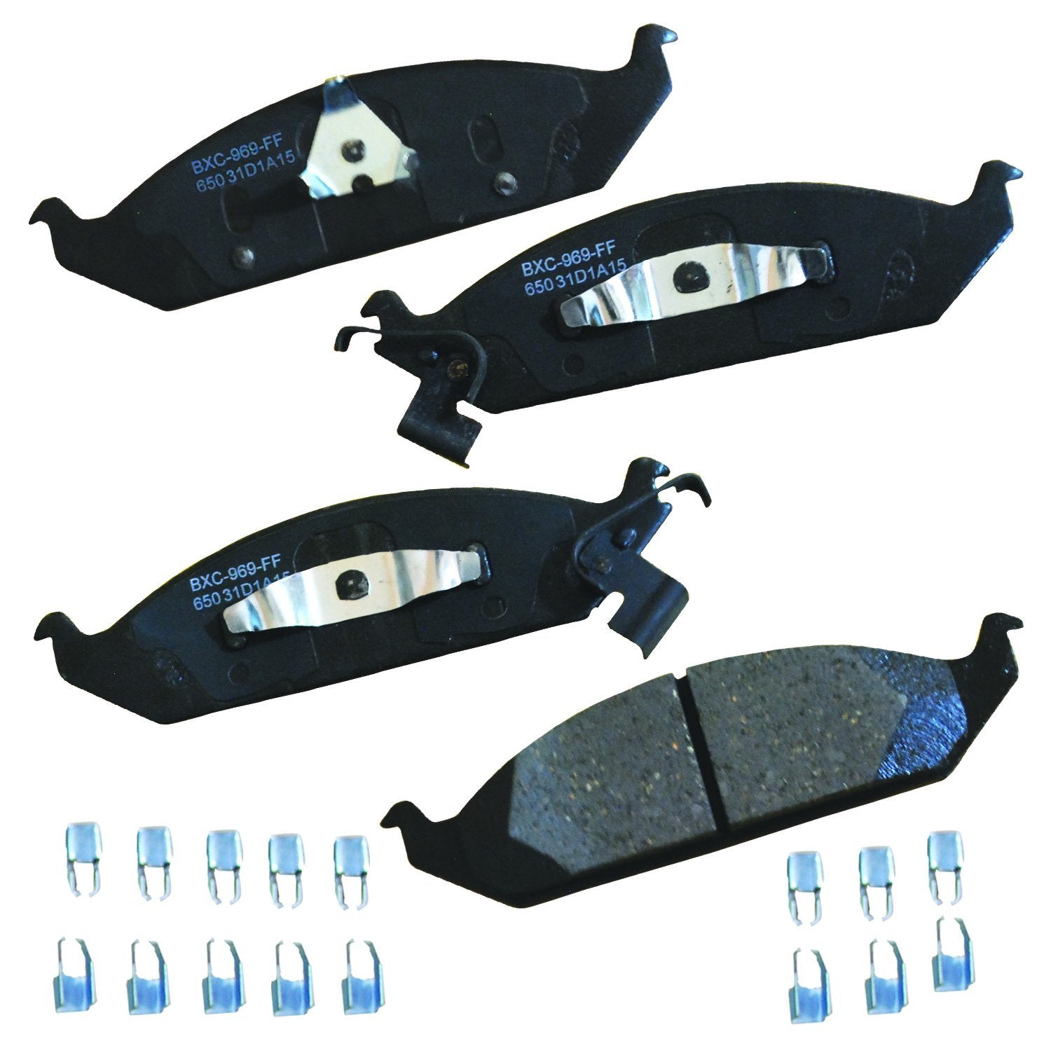 Bendix Premium Sbc650 Ceramic Front Brake Pads For Chrysler Breeze 1996, Cirrus 2000-1995, Sebring 2000-1996, Stratus 1997-1995,