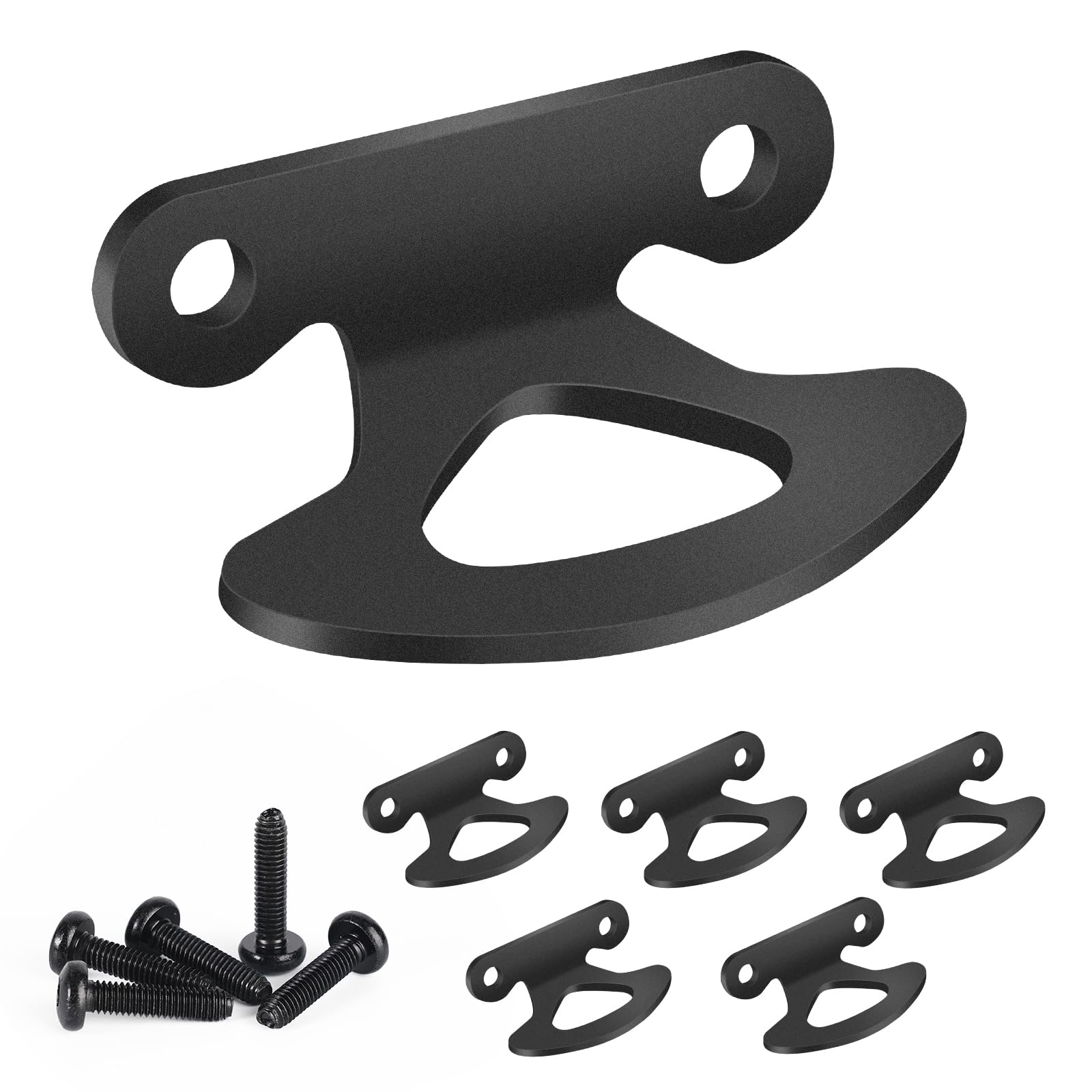 Tie Down Anchors 6 Pack For 2000-2017 Ford F150 Truck Bed Tie Down Anchors With Black Powder Coating | Fits 2004-2017 F-150 Styleside 2001-2010 F 150 Explorer Sport Trac, Inner Bed Tie Downs Hooks