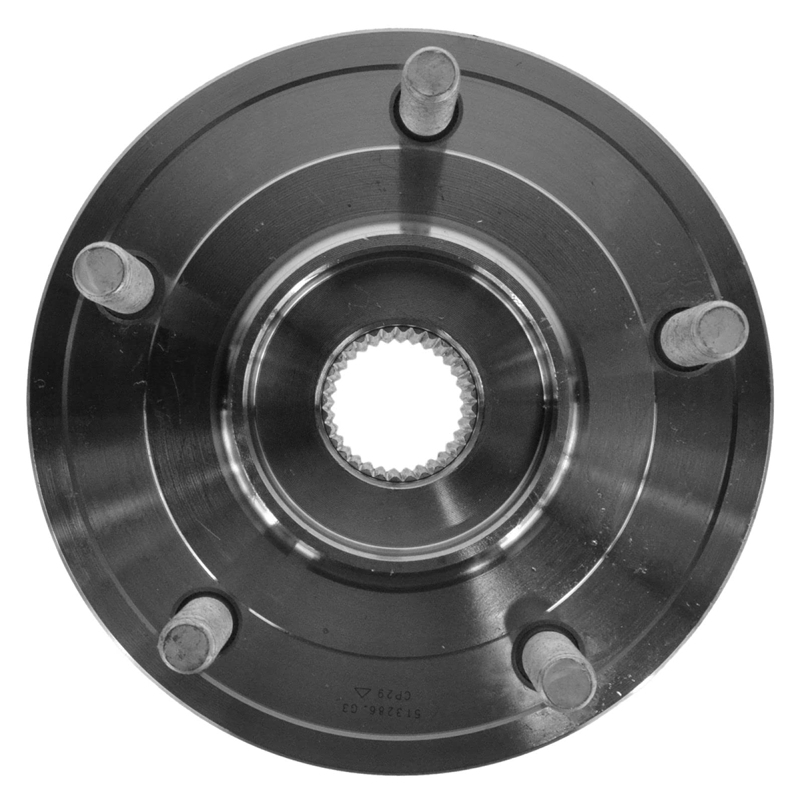 Trq Front Left Right Wheel Hub Bearing Assembly Driver Passenger Side Compatible With 2009-2020 Dodge Journey