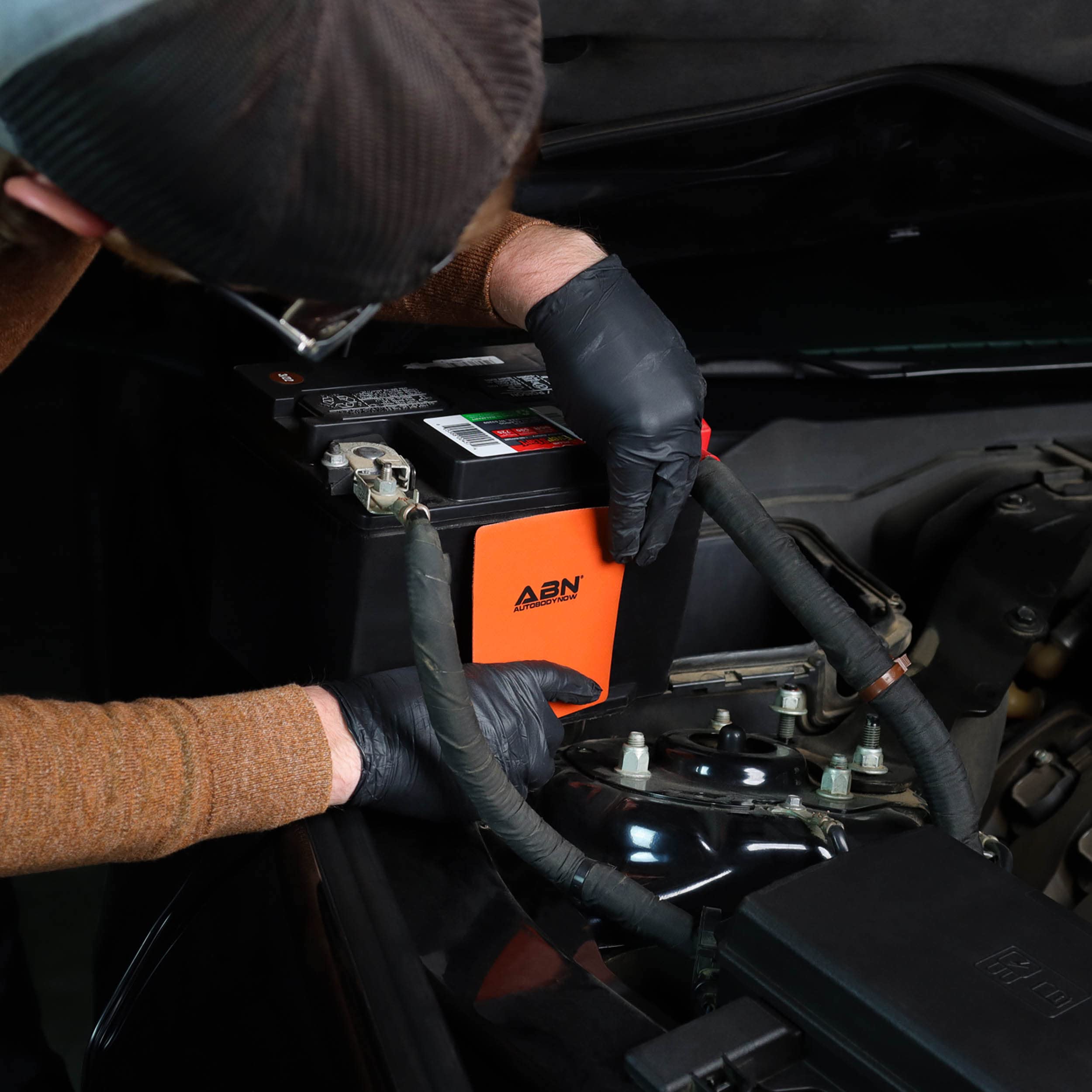 Abn Silicone Heating Pad 120V - 4 X 5 Inch Universal Engine Heater Car Oil Pan Heater Pad, 150W Electric Heater Pad