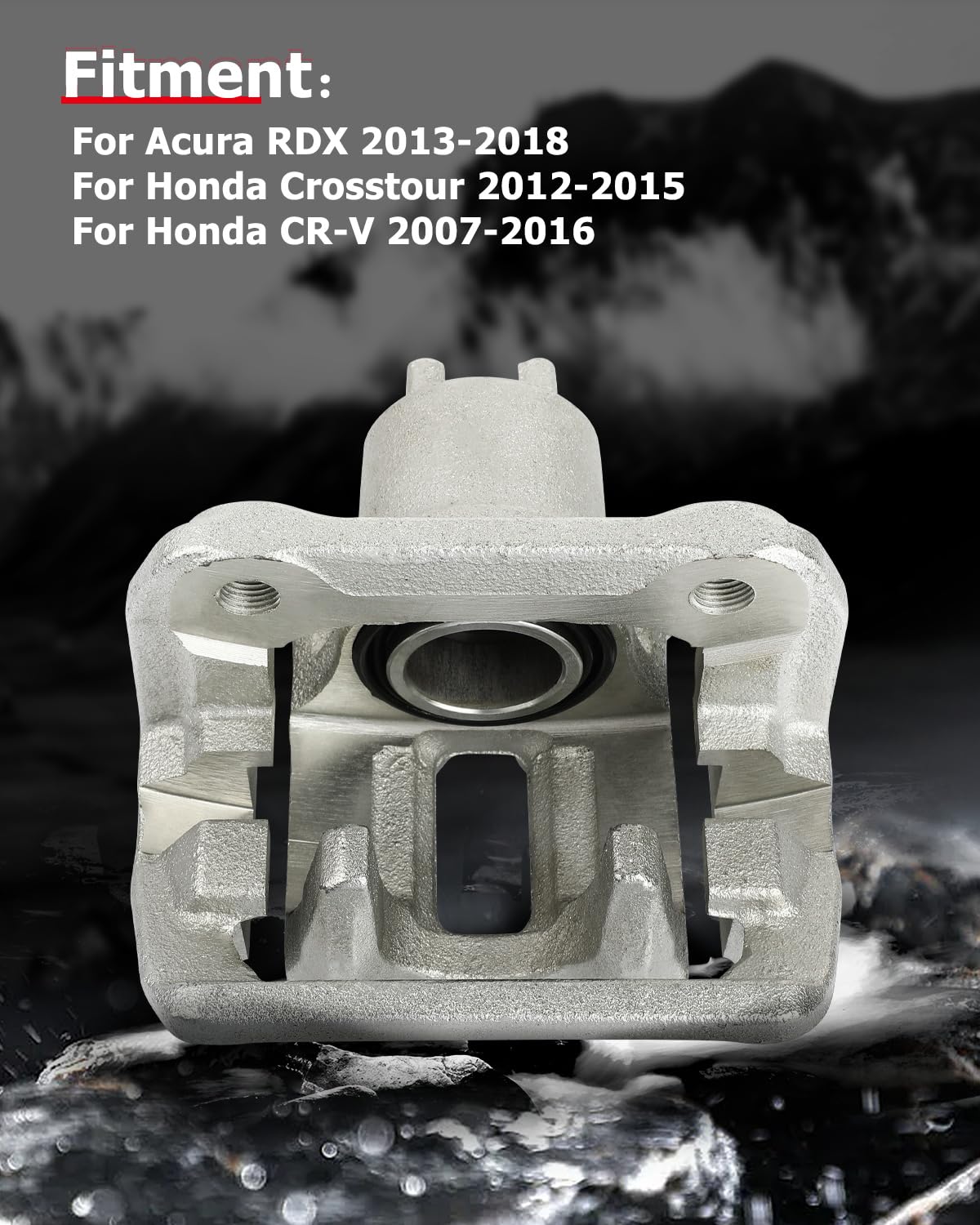 cciyu 19B6886 Rear Left Brake Caliper With Bracket For Acura For RDX 2013-2018,For Honda For Crosstour 2012-2015,For Honda For C