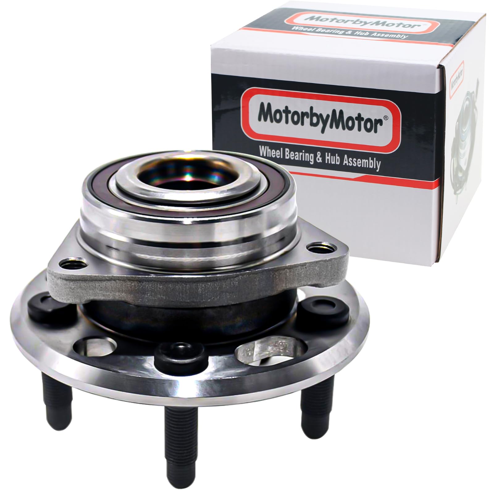Motorbymotor 513288 Front Rear Wheel Bearing And Hub Assembly With 5 Lugs For Chevrolet Malibu Limited Impala, Cadillac Xts, Bui