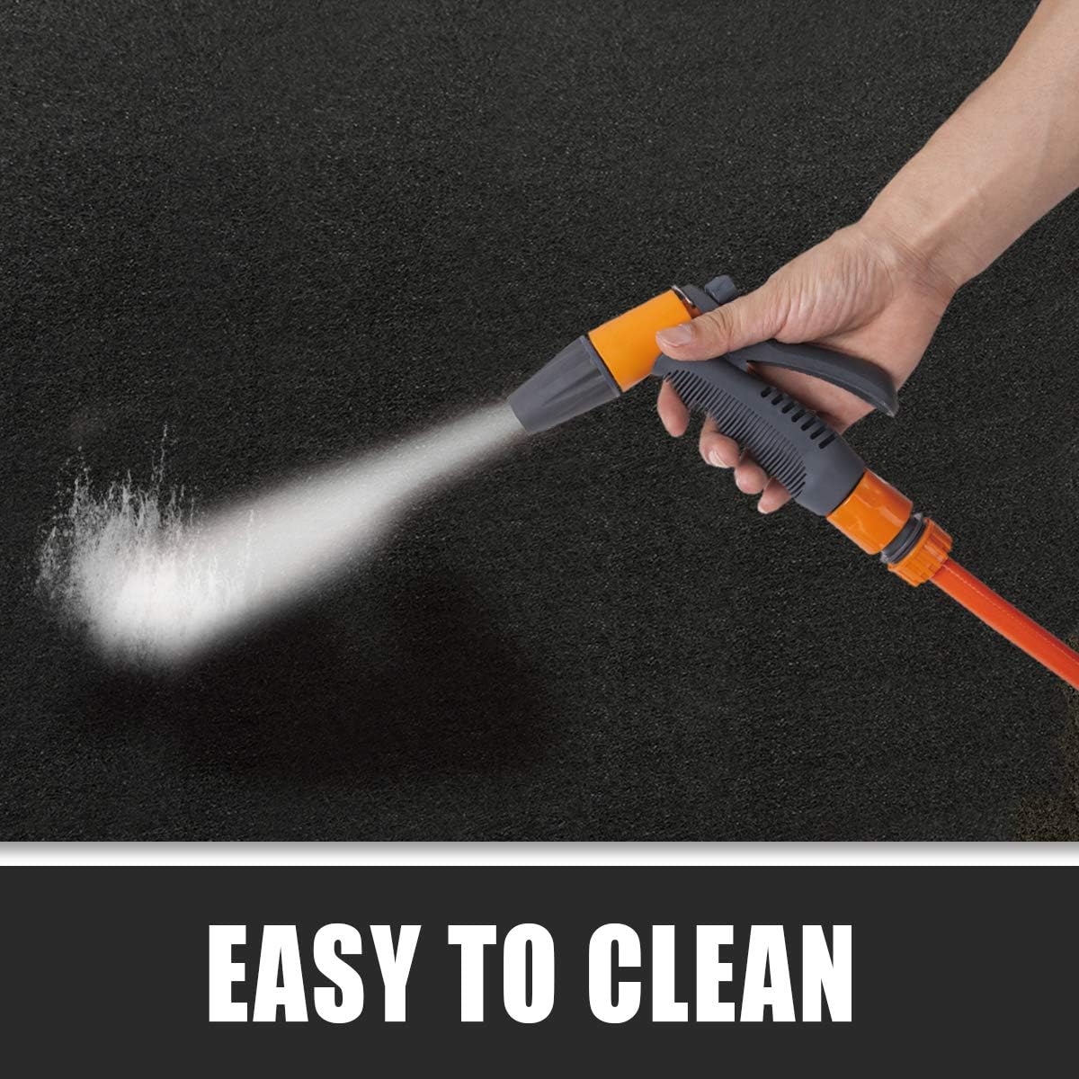 Linla 61'' X 39'' (2-Pack) Absorbent Oil Mat, Contains Liquid Garage Floor Mat, Motorcycle Rug For Garage,Reusable, Washable, Pr