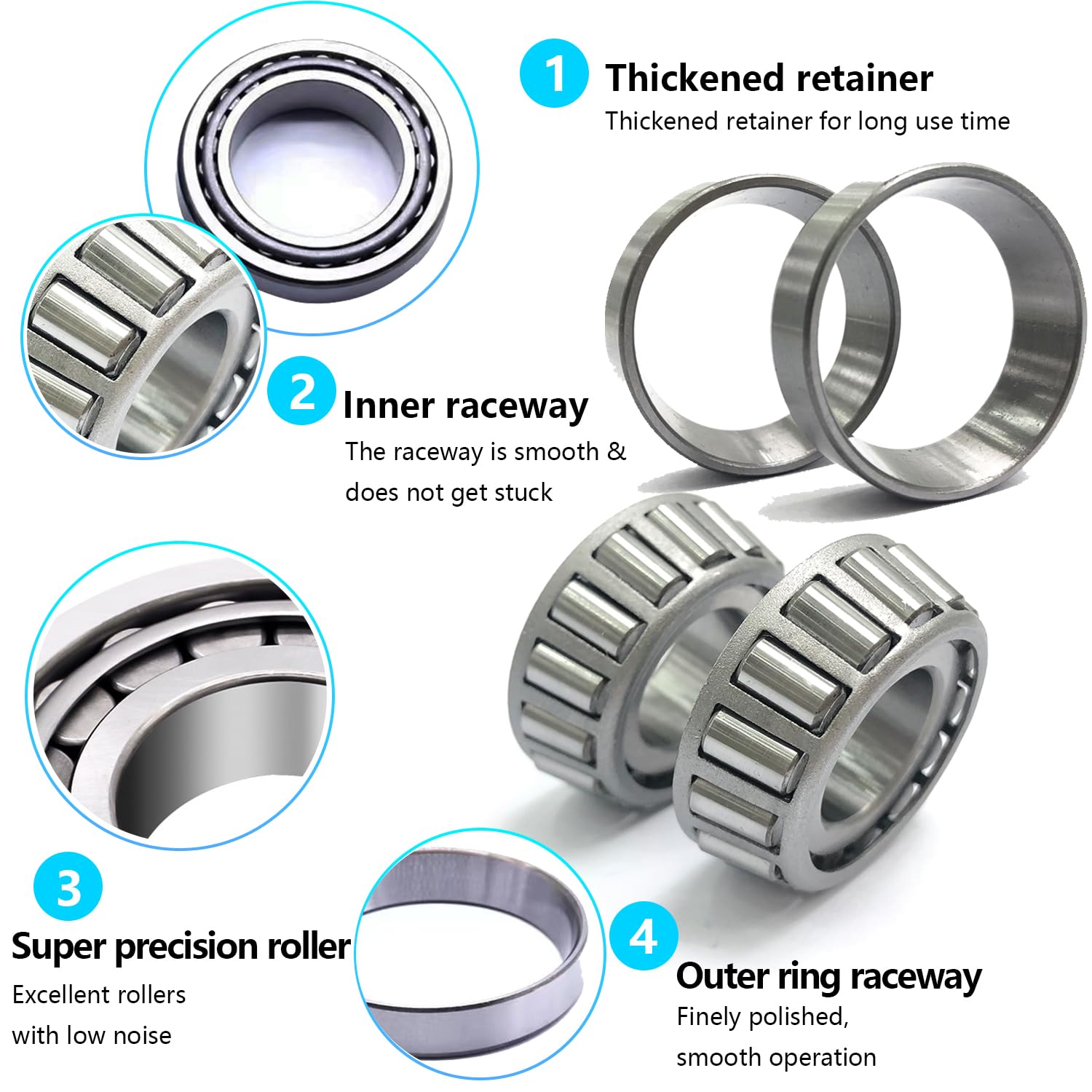 Biglknm Swingarm Bearing Seal Kits & Bolts & Lock Nuts & Cap Rebuild Kit For Recon 250 Trx250 Trx250Te Fourtrax 300 Trx300 Ranch