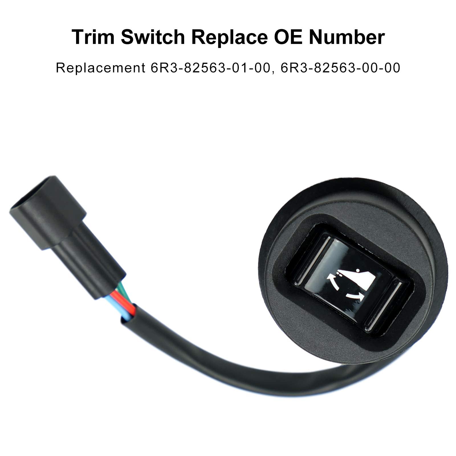 Trim and Tilt Switch Assembly Fit for Yamaha Models 2 Strokes 115 130 150 175 200 225 1990-2005 Replace Original Equipment 6R3-8
