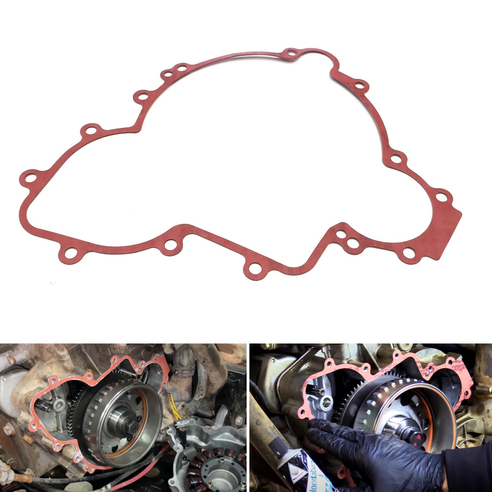 Replacementkits.Com Cover Gasket For Polaris Side-By-Side (Sxs) – Compatible With Years 2013-2023: 900 And 1000 Ranger, Rzr, Rzr Pro, General & Polaris Ace Models (Replaces Part 5814160 & 5813758)