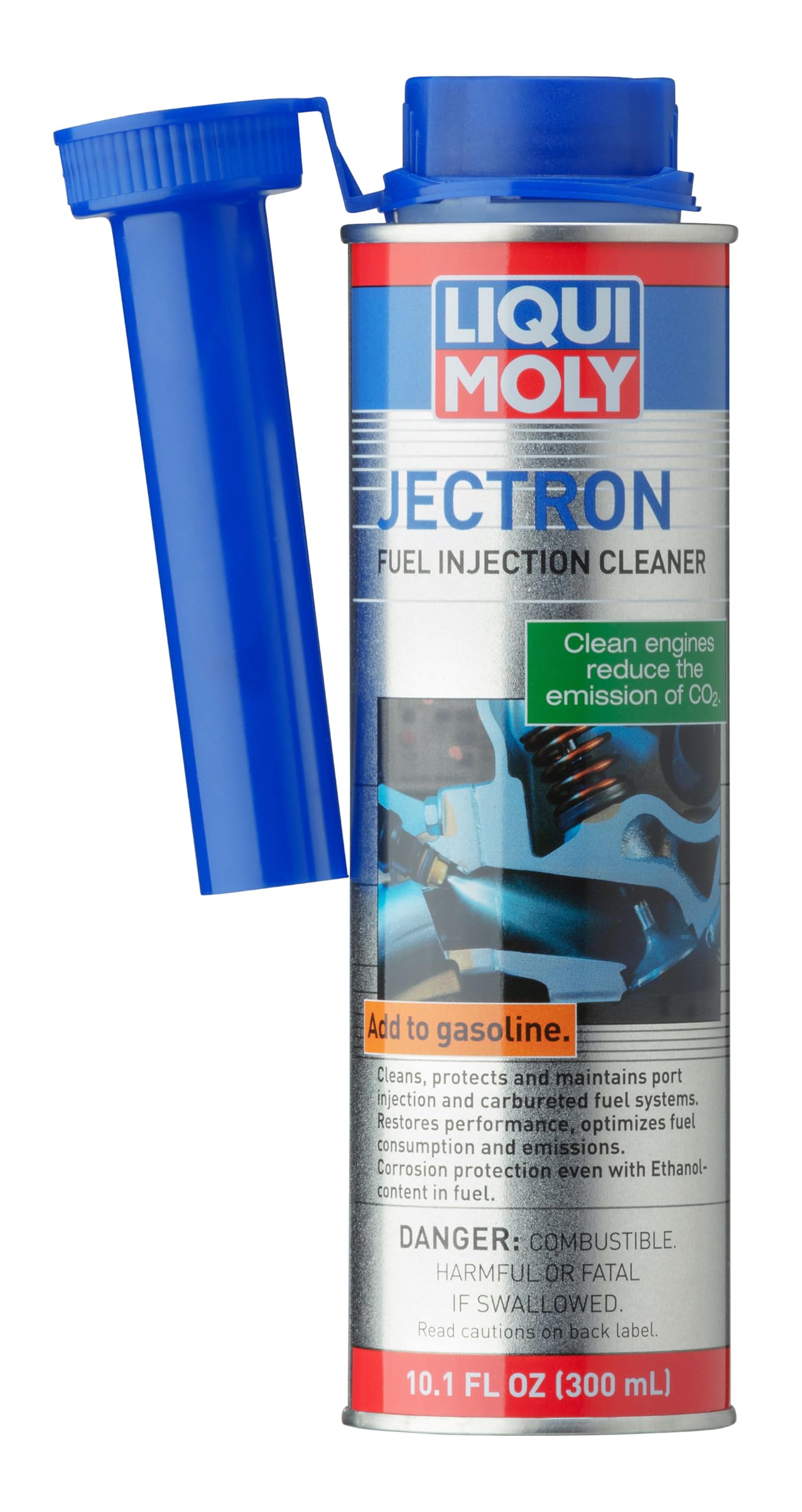Liqui Moly 2007 Jectron Gasoline Fuel Injection Cleaner - 300 Ml , Blue , 10.14 Fl Oz (Pack Of 1 )