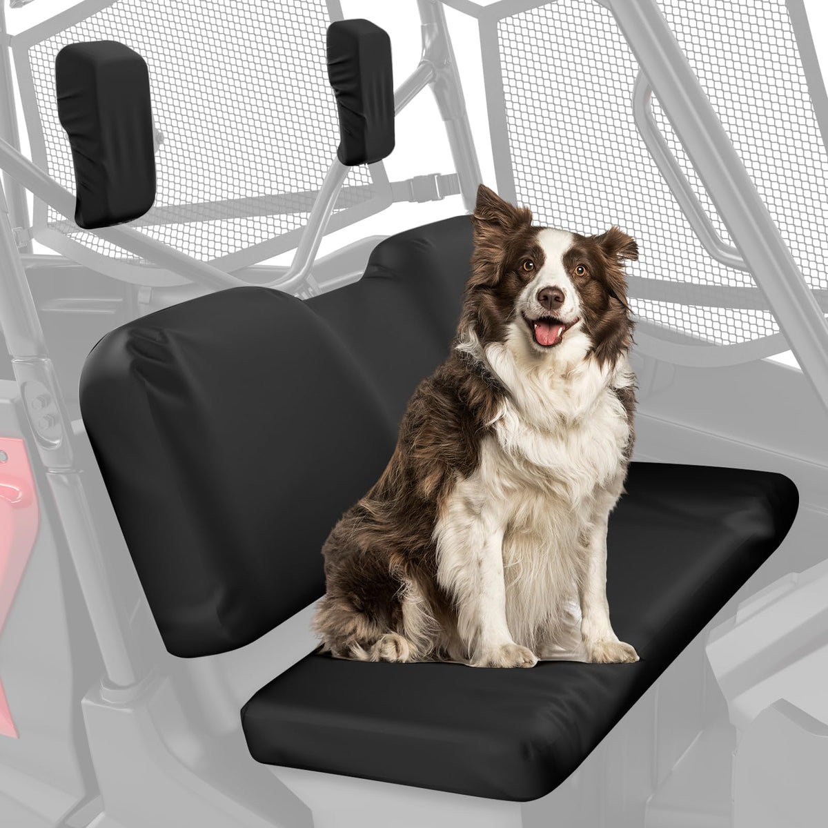 Kemimoto Seat Covers Compatible With Pioneer 1000 1000-5(Front Seat Only), Pioneer 1000-6 2016-2025, Tight Fit, Water-Resistance