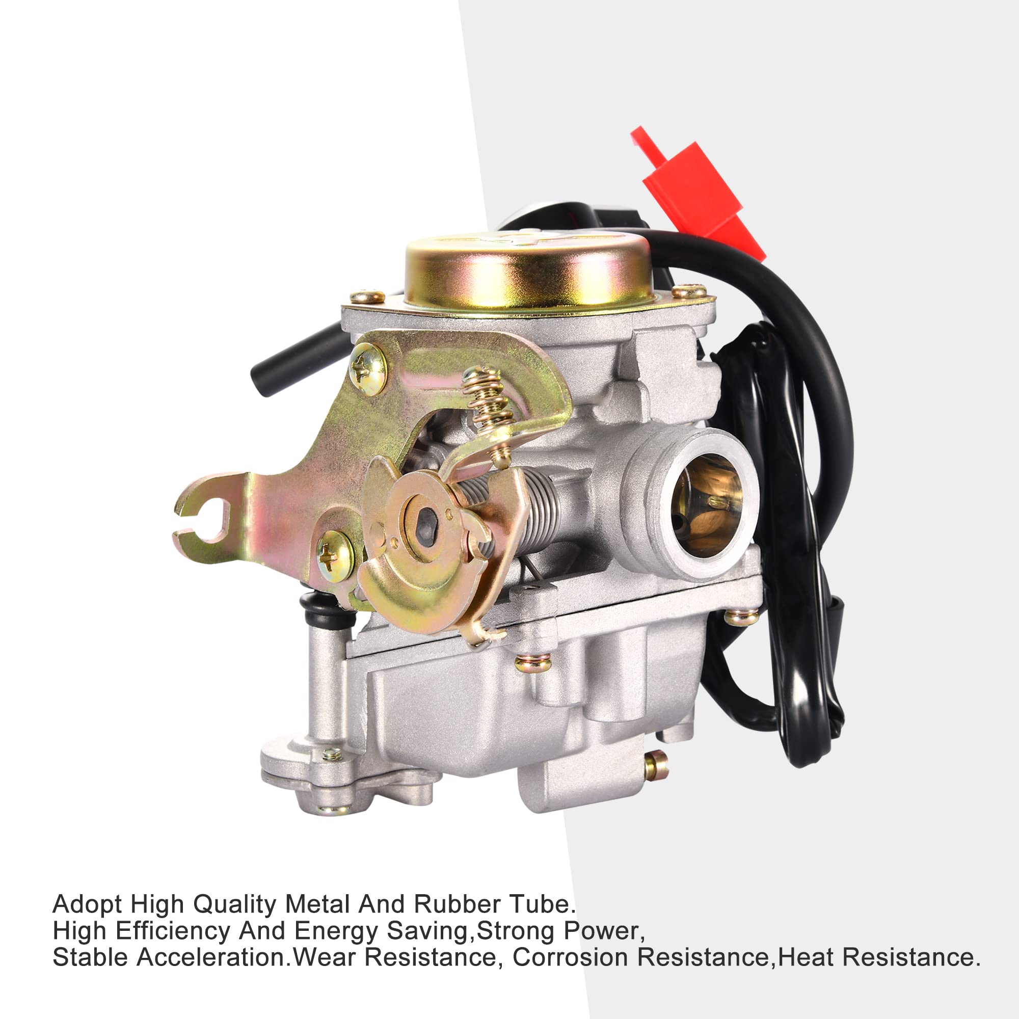 GOOFIT PD18 18mm Carburetor for 4 Stroke GY6 49cc 50cc Chinese Scooter 139QMB Moped Replacement for Taotao Kymco Scooter Jonway Baja