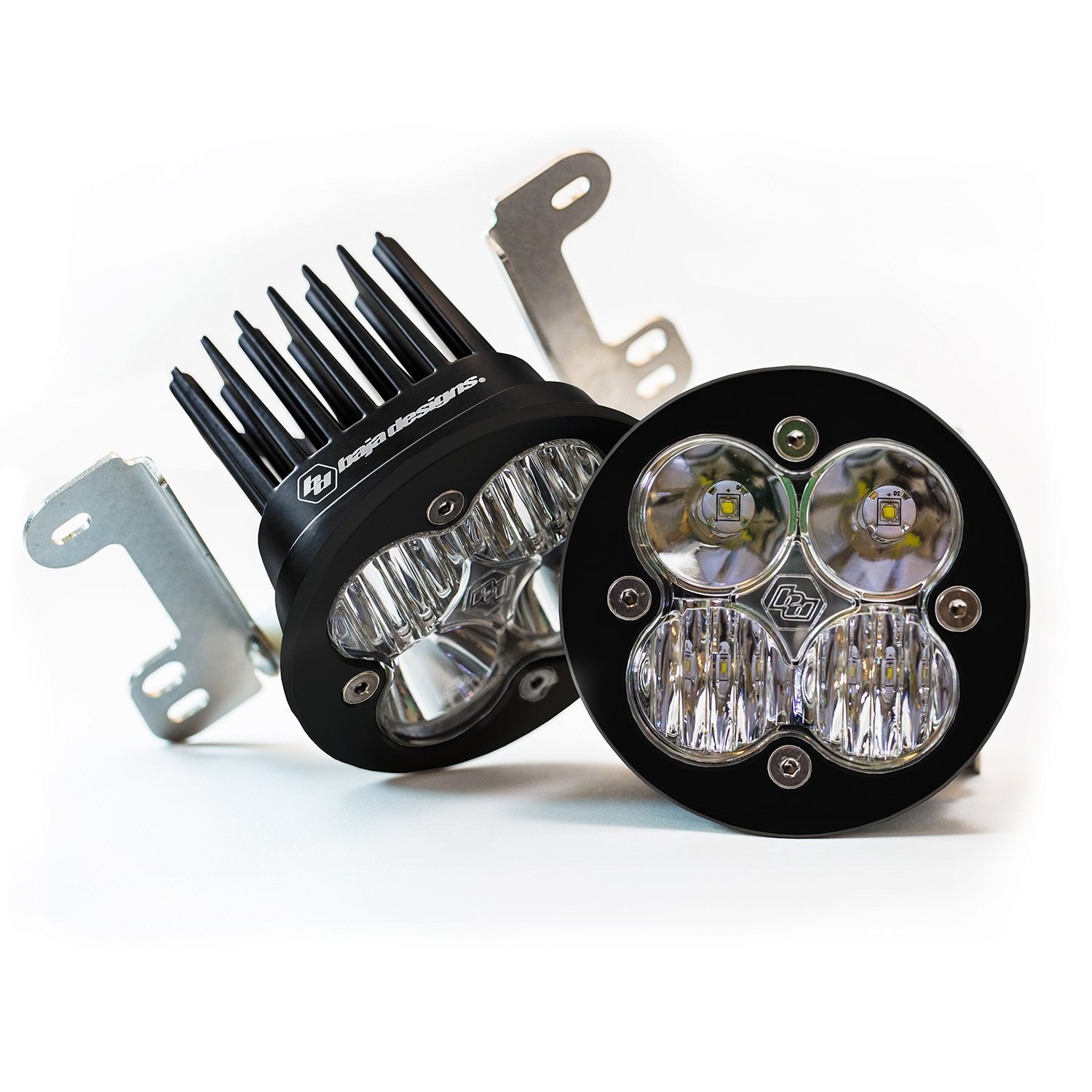 Baja Designs 597503 Squadron, Vehicle Specific LED Fog Pocket Kit (Jeep, Squadron-R Pro, JK)