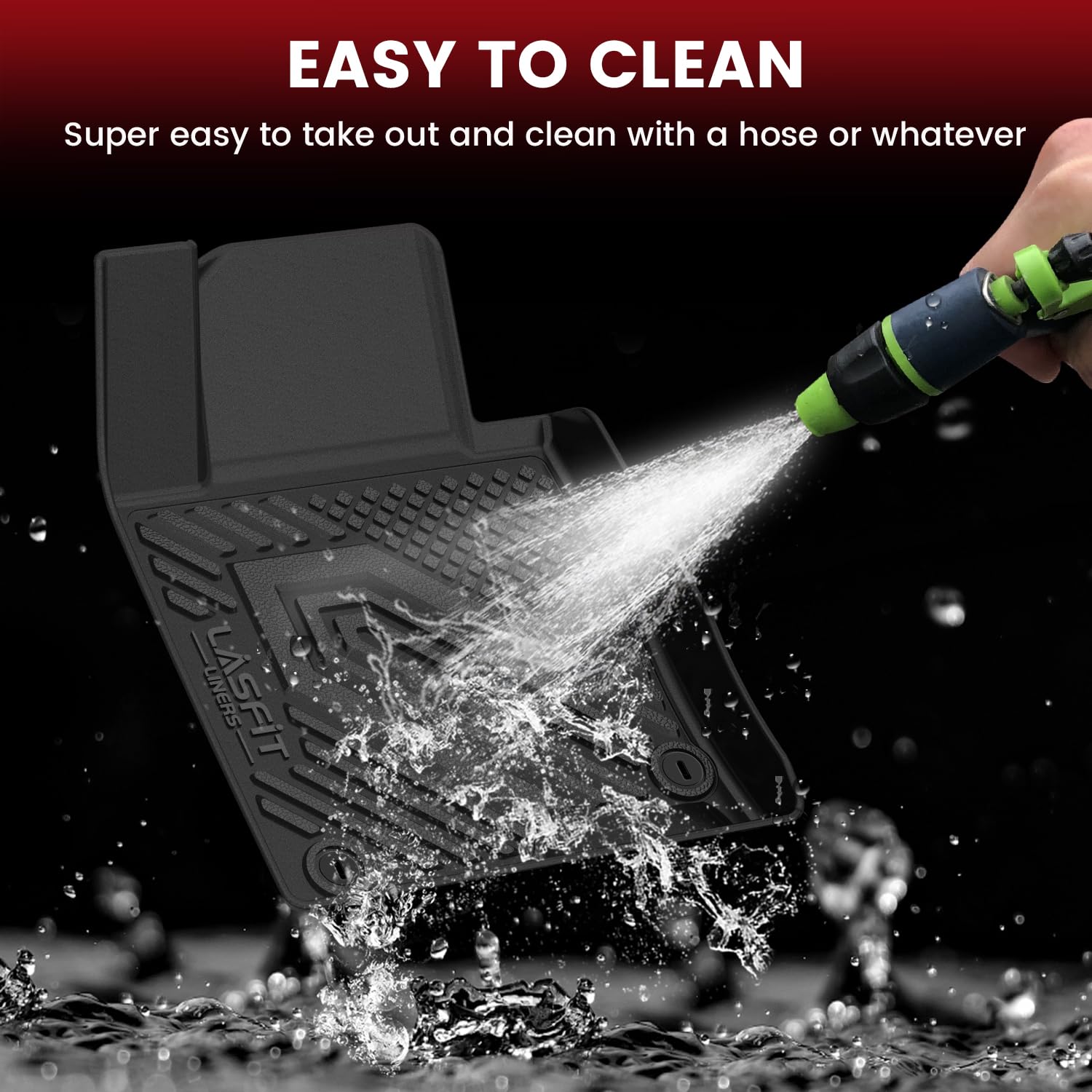 Lasfit Floor Mats & Cargo Mats For Kia Optima 2020 2019 2018 2017 2016 (Not Fit Hybrid/Phev), All Weather Tpe Custom Fit Floor L