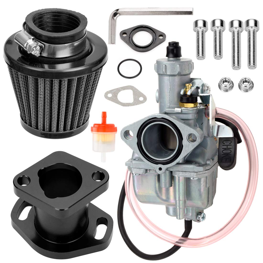 FVRITO VM22 26mm Carb for Predator 212 Carburetor 212cc 196cc Coleman CT200U CT200U-EX BT200X KT196 Mini Bike Go Kart Baja Warri