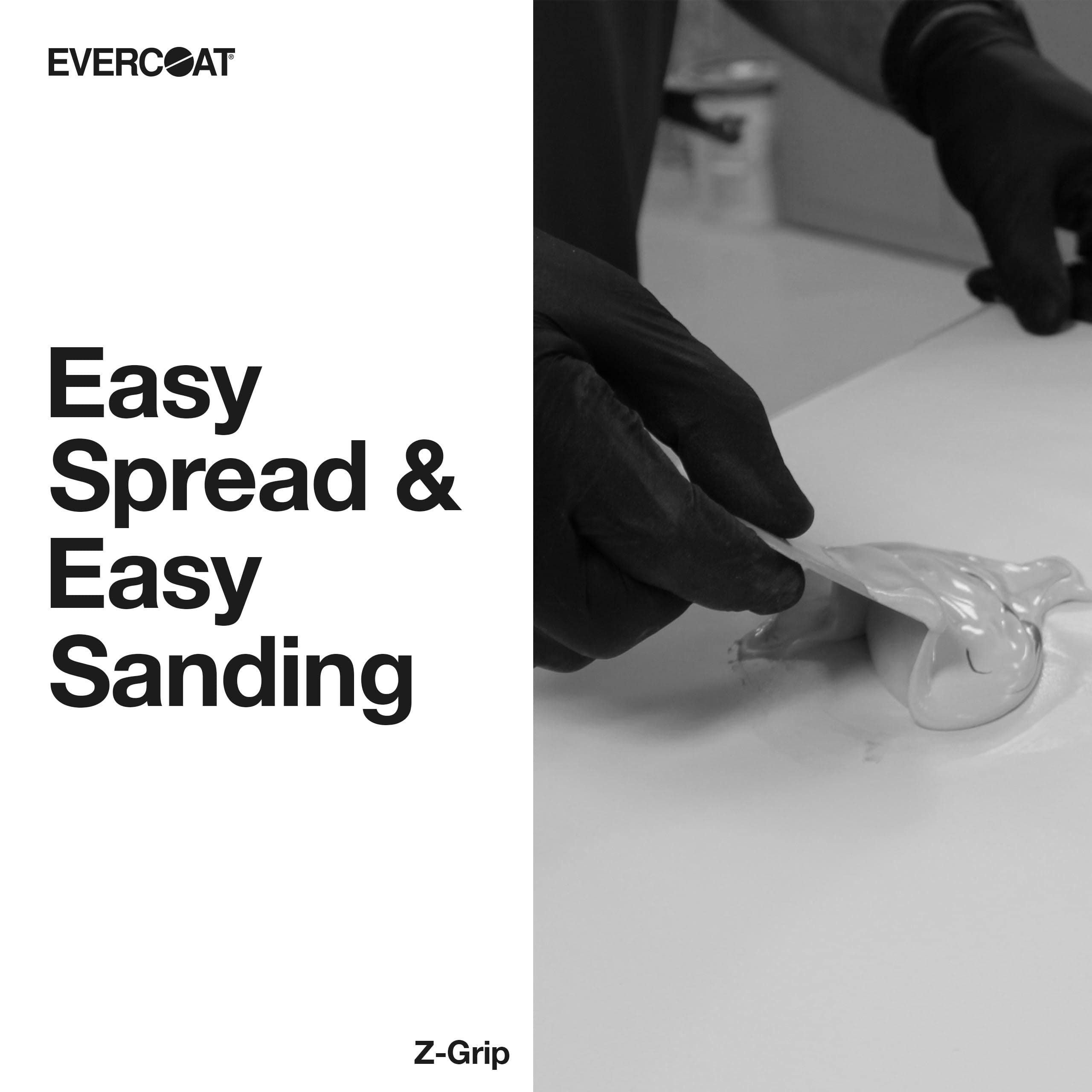 Evercoat Z-Grip Lightweight Body Filler For Aluminum, Fiberglass & More - 128 Fl Oz