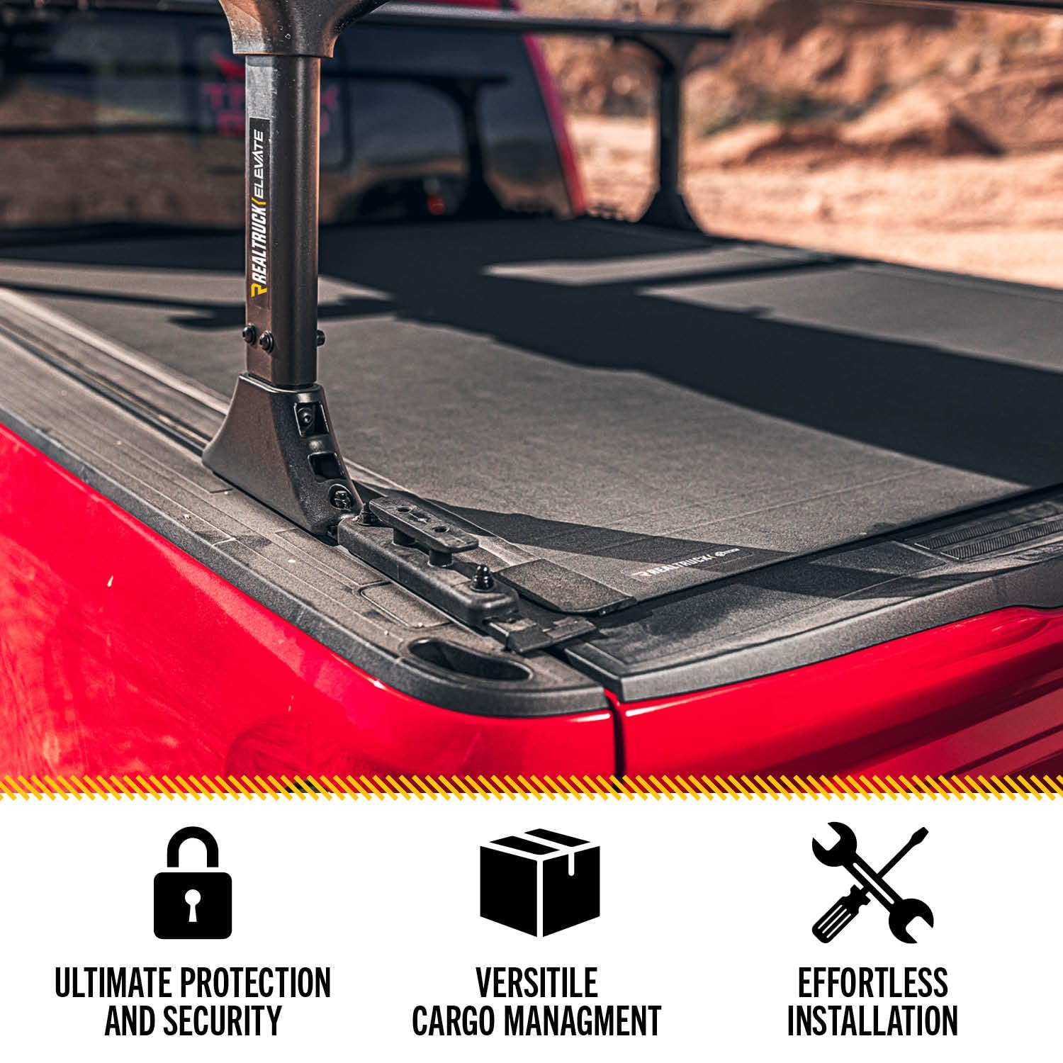 Realtruck Bak Revolver X4Ts Hard Rolling Truck Bed Tonneau Cover | 80122Rk | Fits 2014 - 2019 Chevy/Gmc Silverado/Sierra, 19' Lt