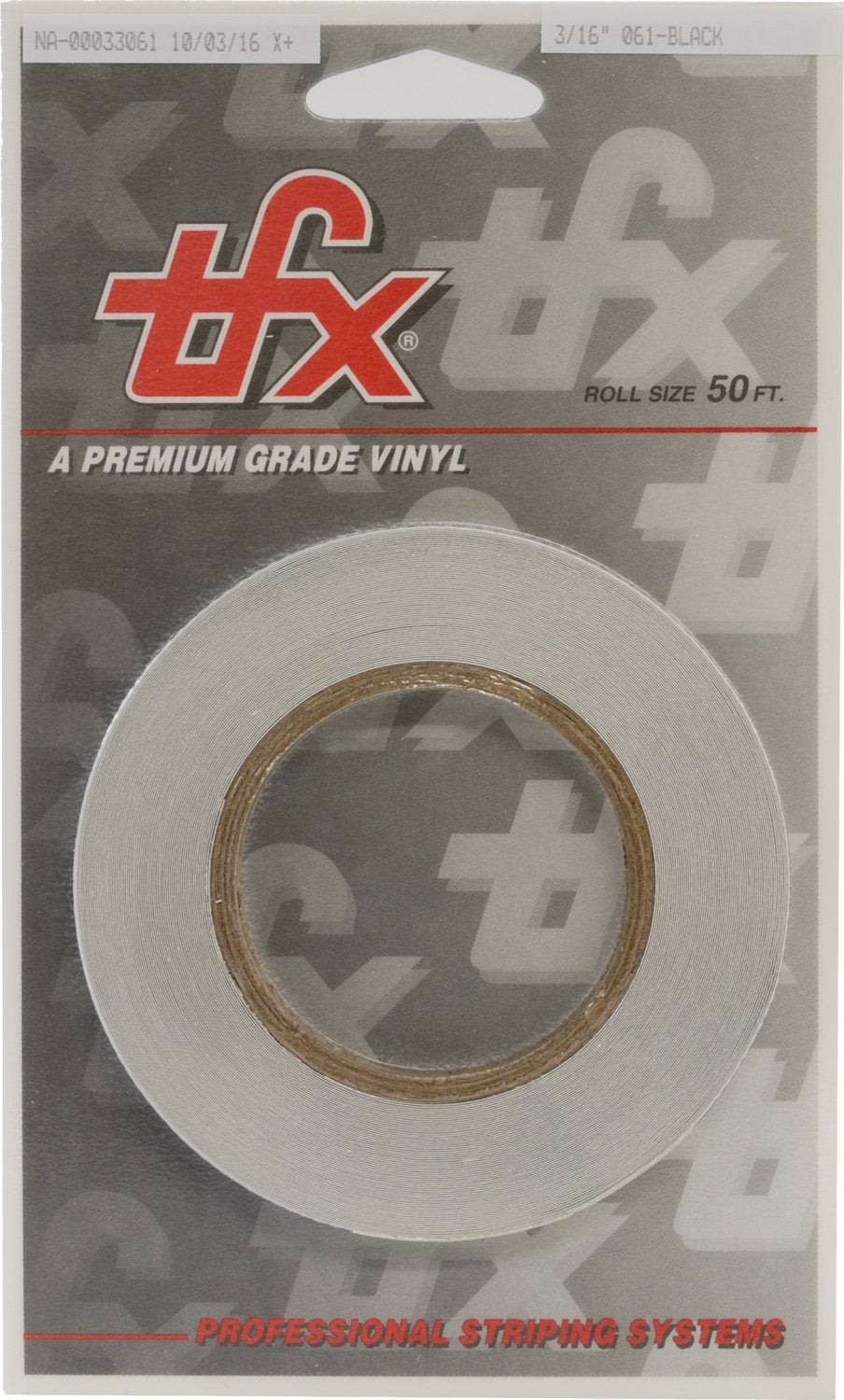 Universal TFX 00033061 - Auto Customizing Dual Pinstripe - 3/16'' x 50' (1/16    Stripe, 1/16'' Gap, Then 1/16    Stripe) - 061-