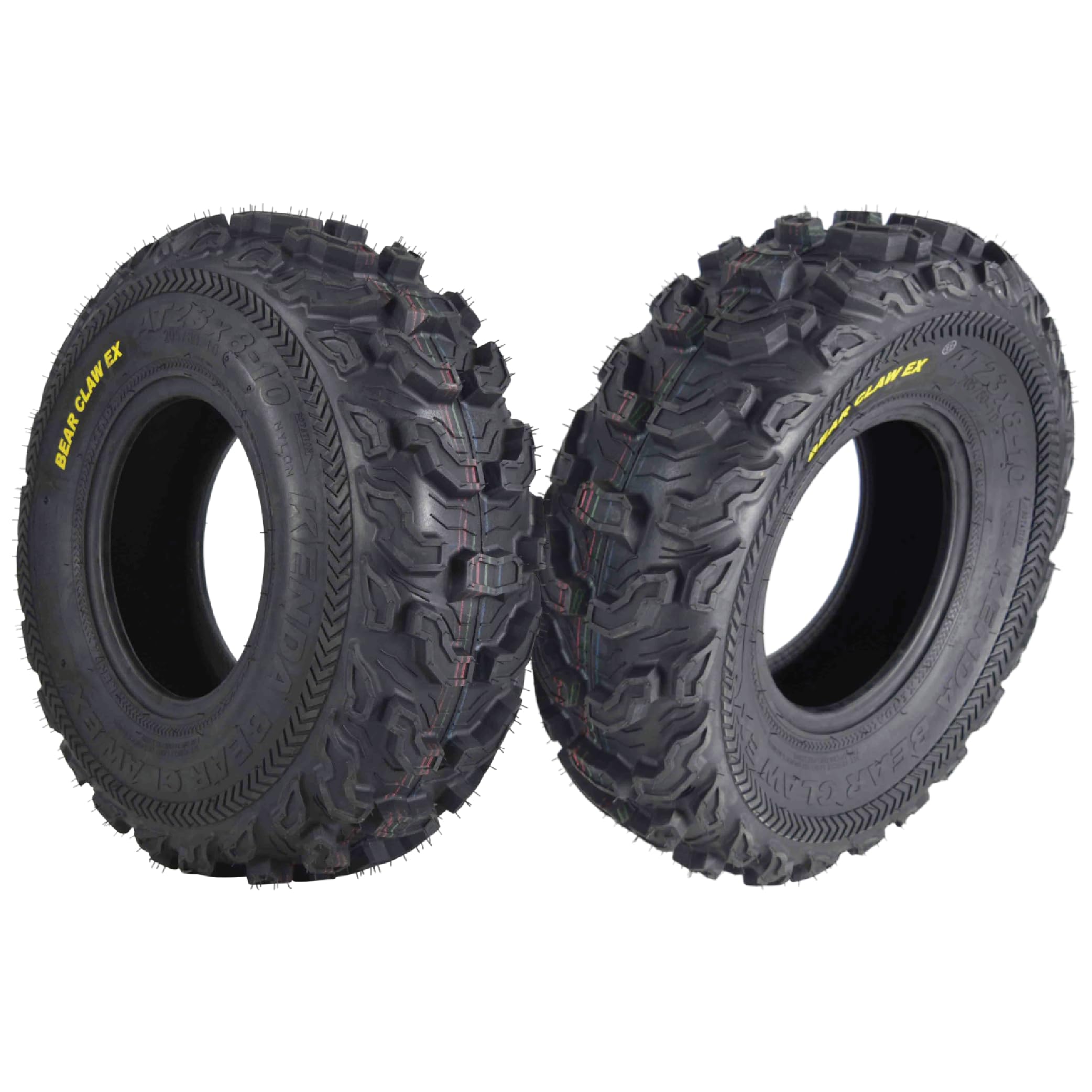 Kenda Bearclaw Ex K573-23X8-10 Front Tires For All Terrain (Atv), Utv, And Side By Side (Sxs) Vehicles - 6-Ply - Bear Claw Ex 23