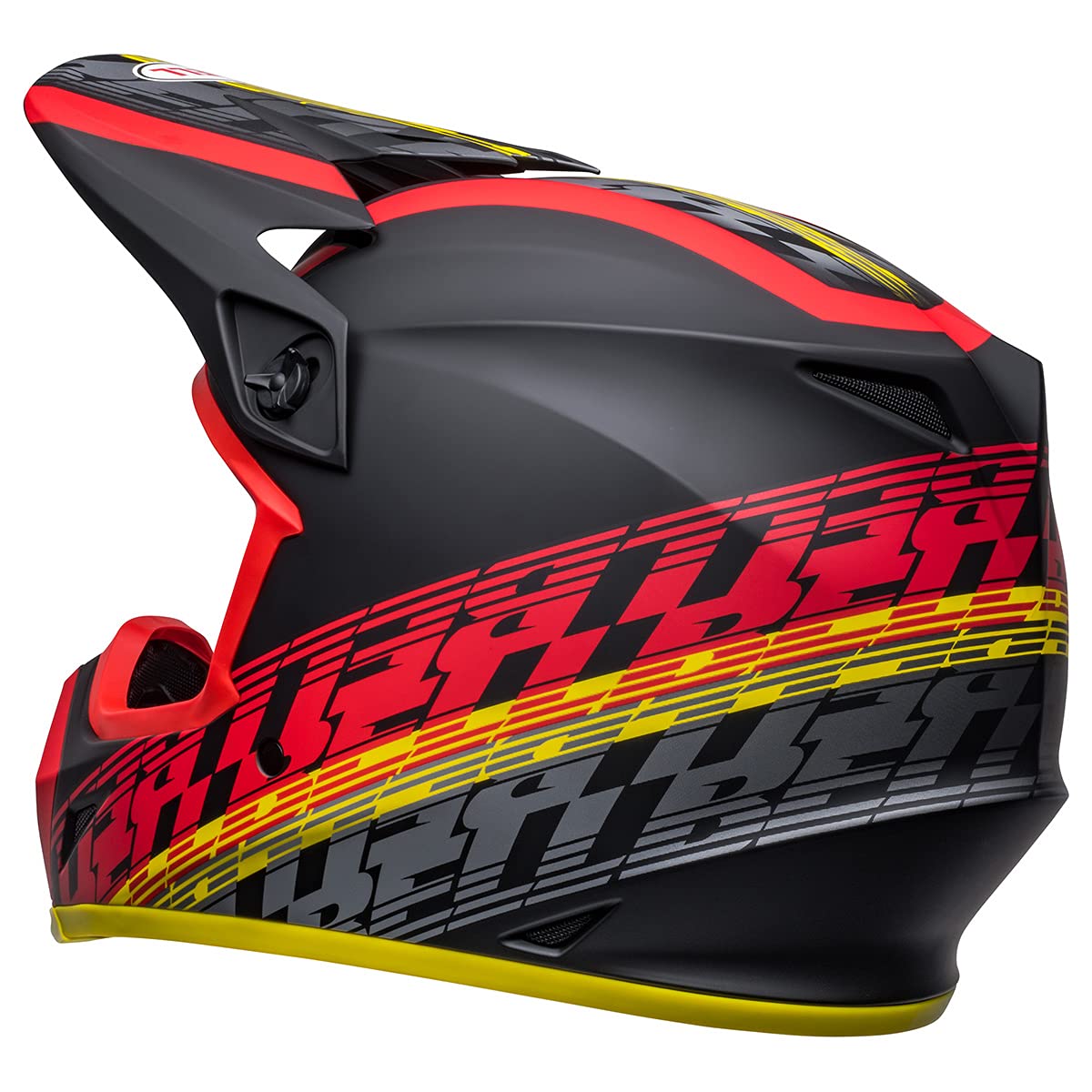 Bell Mx-9 Mips Dirt Helmet (Offset Matte Black/Red - Small)