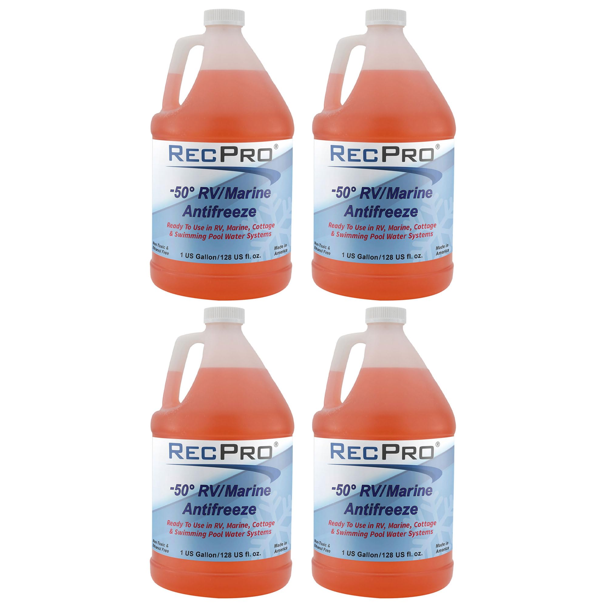 Recpro Rv Antifreeze -50F Protection Non-Toxic (4 Pack)