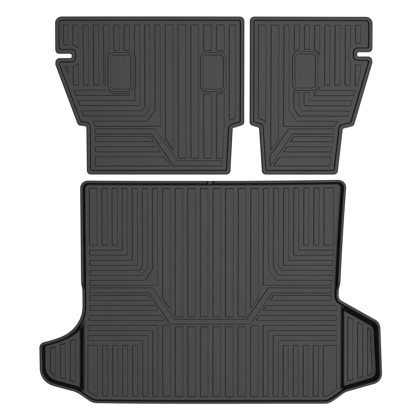 Powerty Cargo Liner & Backrest Mat For 2018-2024 Chevrolet/Chevy Equinox Accessories Rear Trunk Mat Seat Back Cover Tpe All Weat