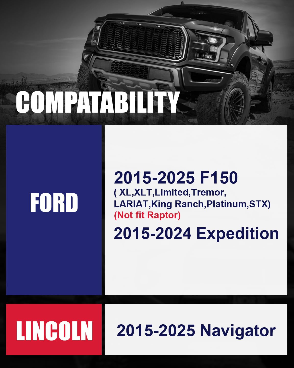 Flycle 2'' 6X135 Wheel Spacer For 2015-2025 F150, 6 Lug 6X135Mm Wheel Spacers 14X1.5 Studs & 87.1 Mm Bore Compatible With F-150