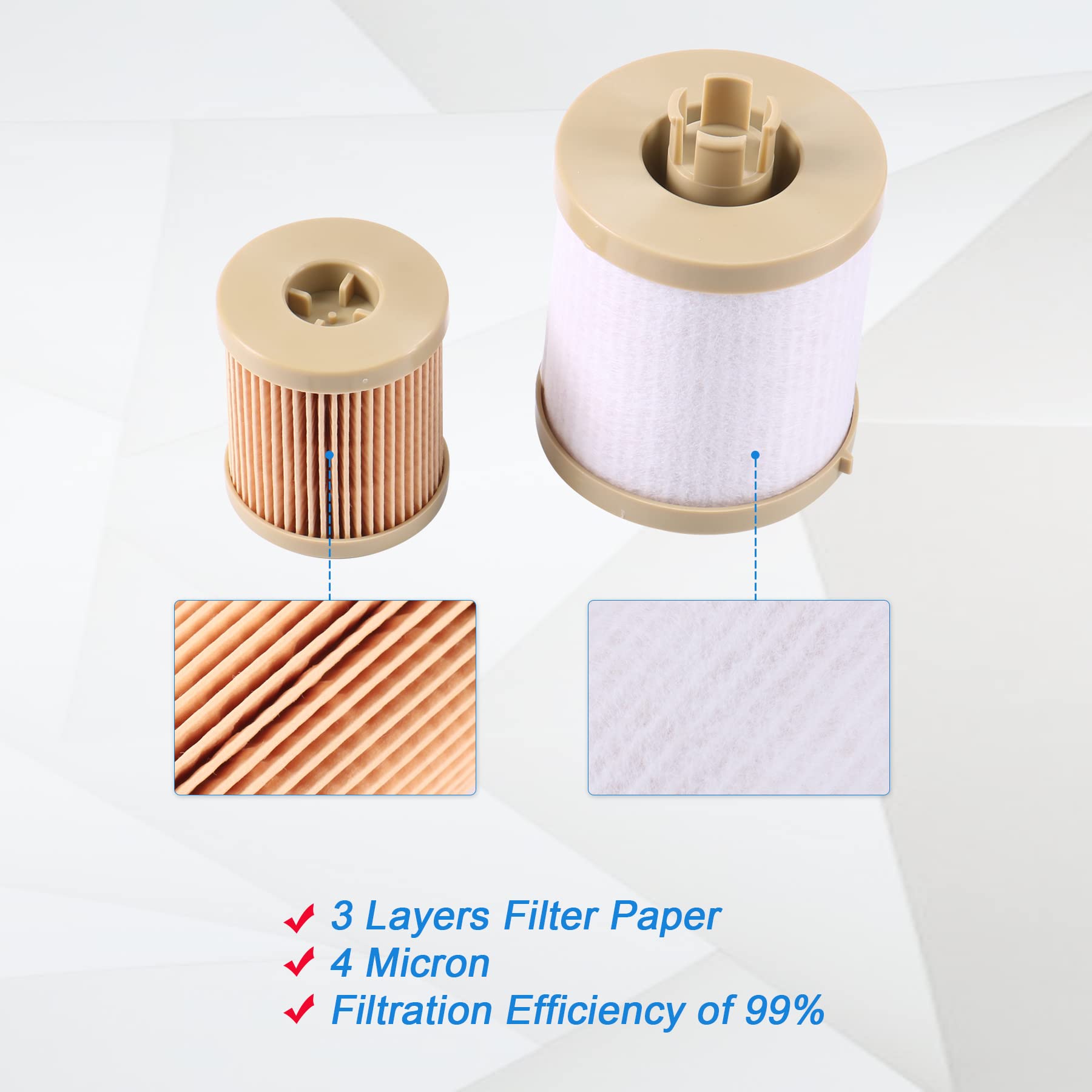 FD4616 Diesel Fuel Filter replacement for 2003-2007 Ford 6.0L F250 F350 F450 F550 Super Duty 2003-2005 Excursion Powerstroke inc