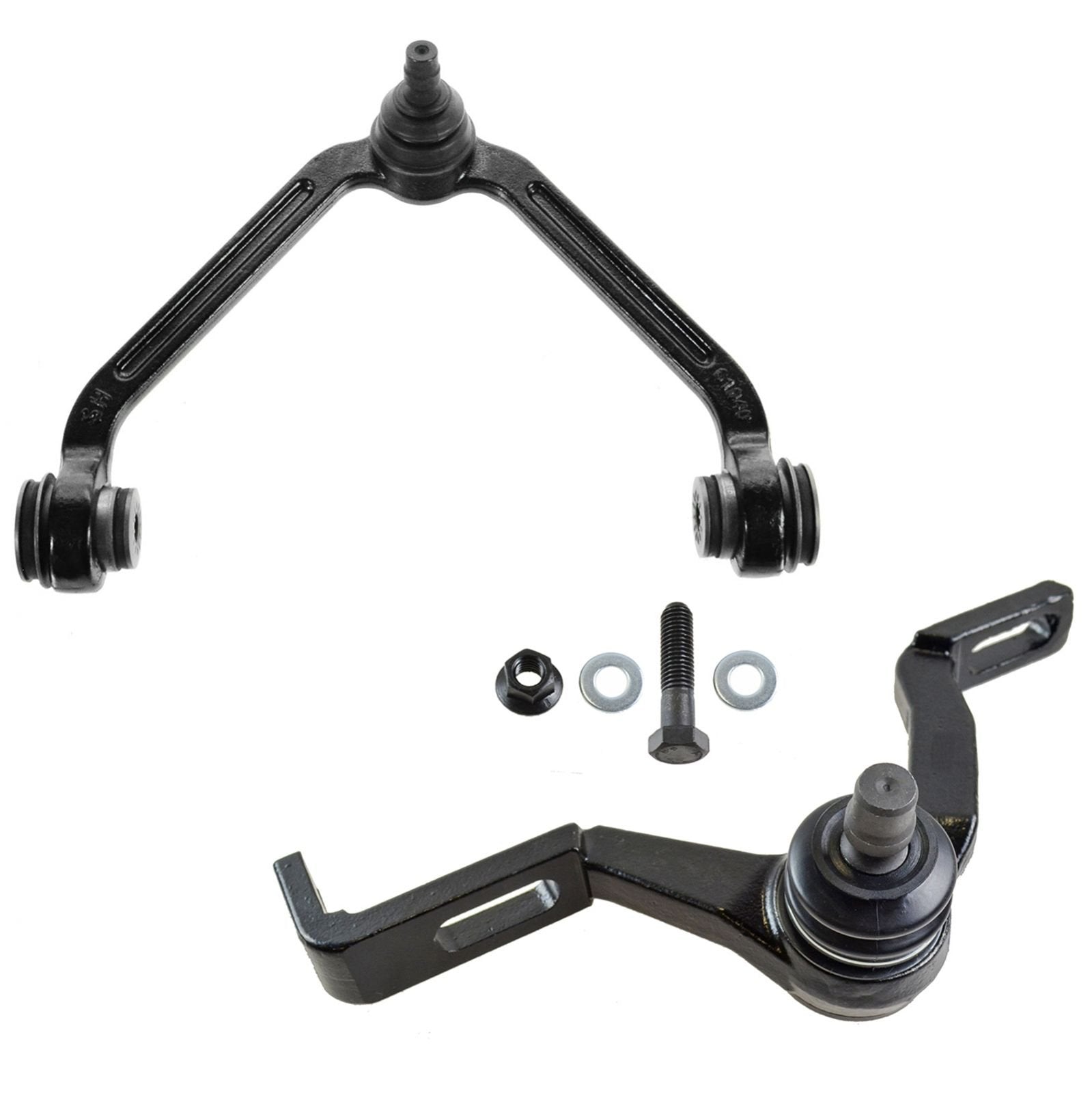 Trq Front Upper Control Arm With Ball Joint Set Compatible With 95-11 Ford 98-09 Mazda 97-01 Mercury