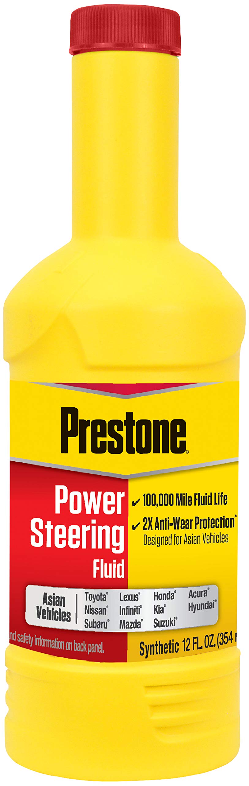 Prestone AS269 Power Steering Fluid for Asian Vehicles - 12 oz.