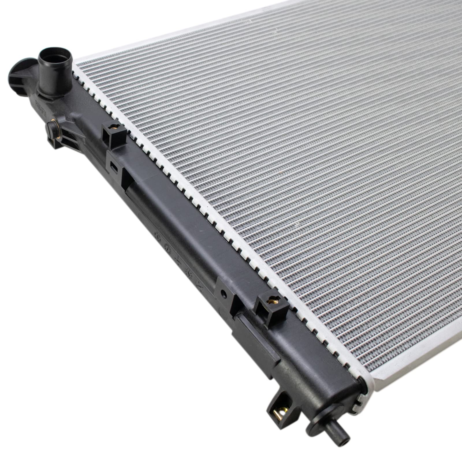 Trq Radiator Assembly Aluminum Core Compatible With 16-21 Honda Civic Cu13583