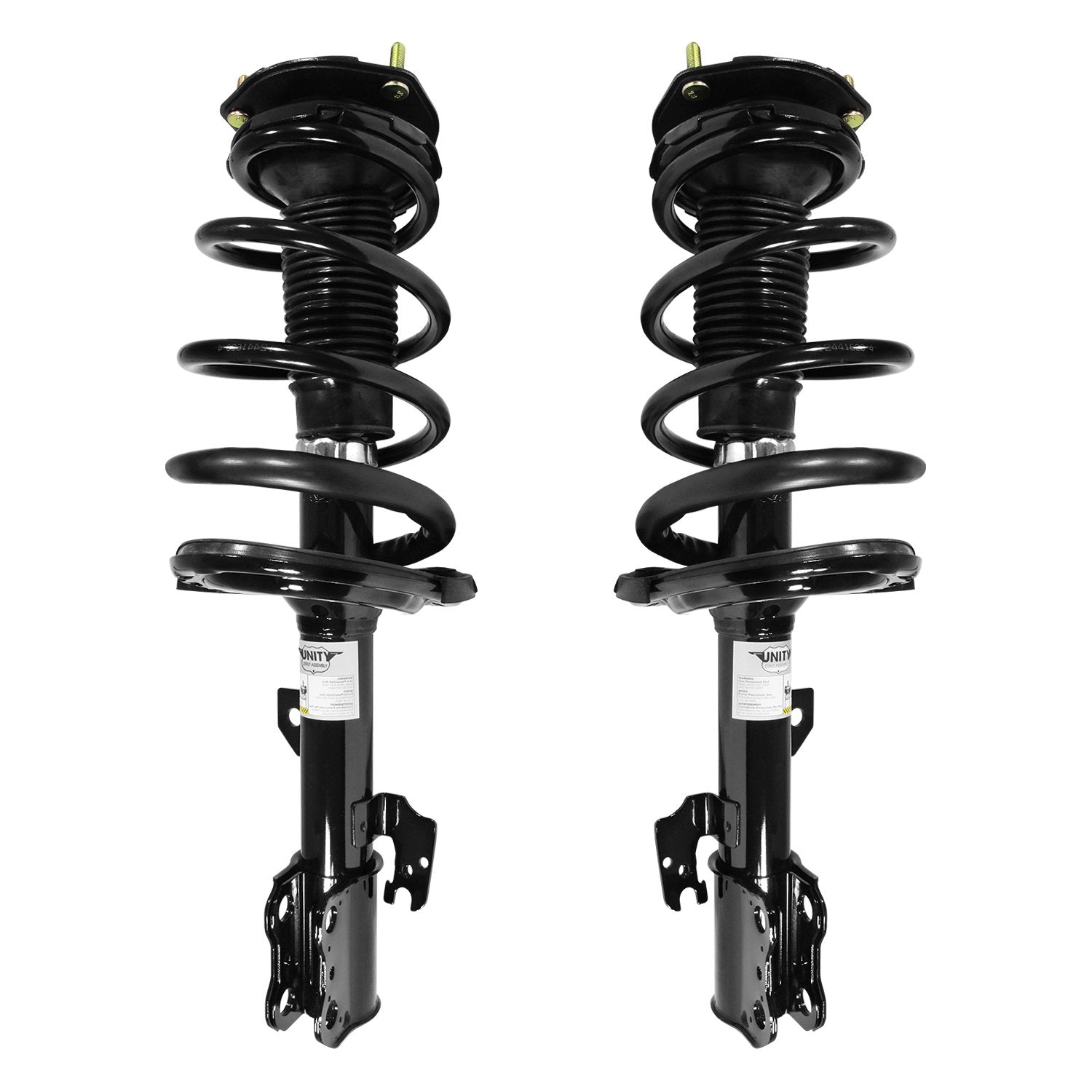 Unity Front 2 Wheel Complete Strut Assembly Kit 2005-2010 Toyota Sienna Model 2-11981-11982-001
