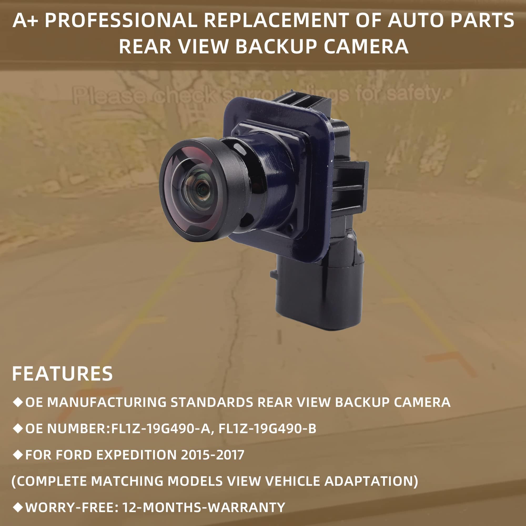 Dasbecan Rear View Backup Parking Assist Camera Compatible With Ford Expedition 2015 2016 2017 Replaces Fl1Z-19G490-A Fl1Z-19G49