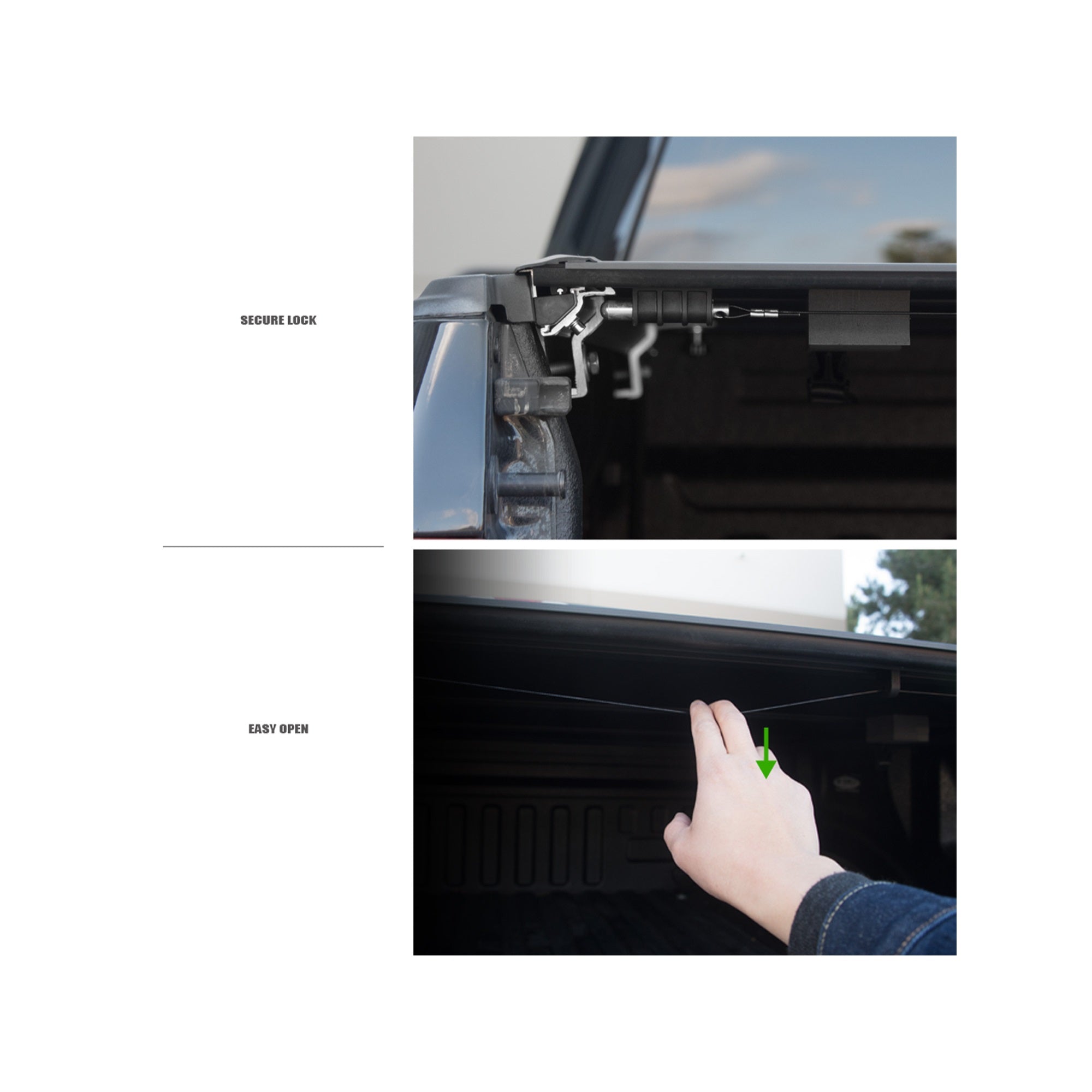 Armordillo 2019-2021 Ram 1500 Coverex Tfx Series Folding Truck Bed Tonneau Cover (6.5 Ft Bed) (W/O Ram Box)