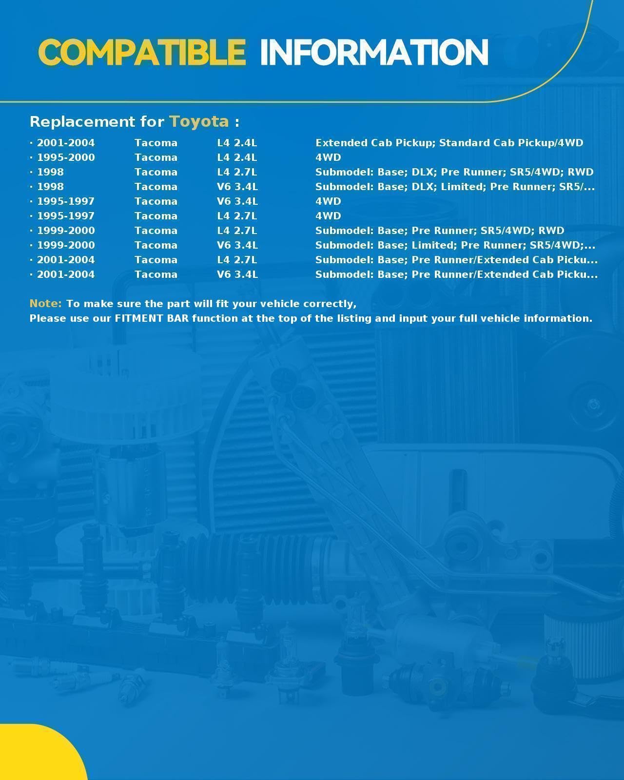 Philtop Front Complete Struts Shock Absorber Fits For Toyota Tacoma 1995 1996 1997 1998 1999 2000 2001 2002 2003 2004 171352L 17