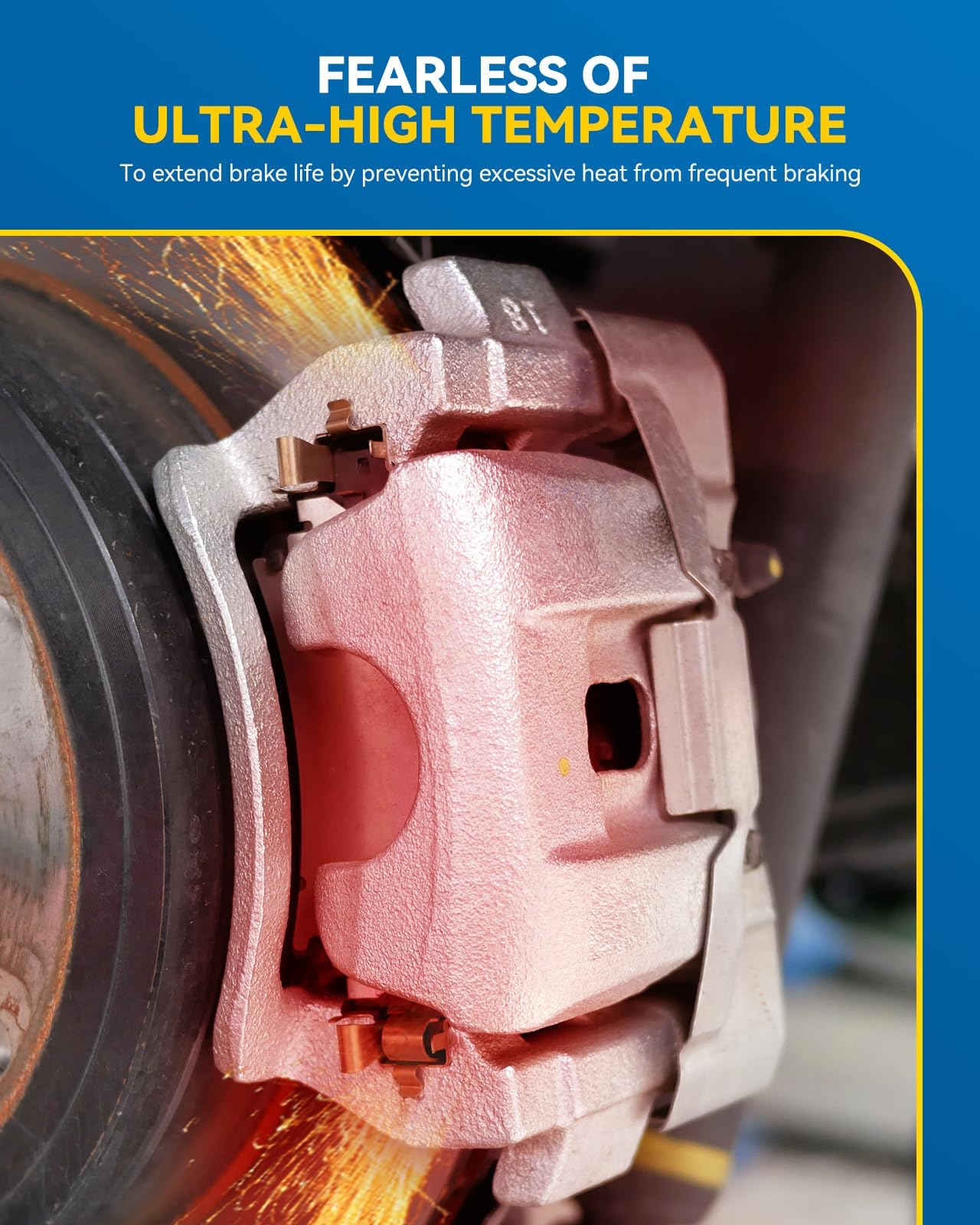 Philtop 18B4728 Disc Brake Caliper Assembly Front Right Passenger For 1999-2004 Silverado 1500, 2001-2006 Tahoe, Rear Left Drive