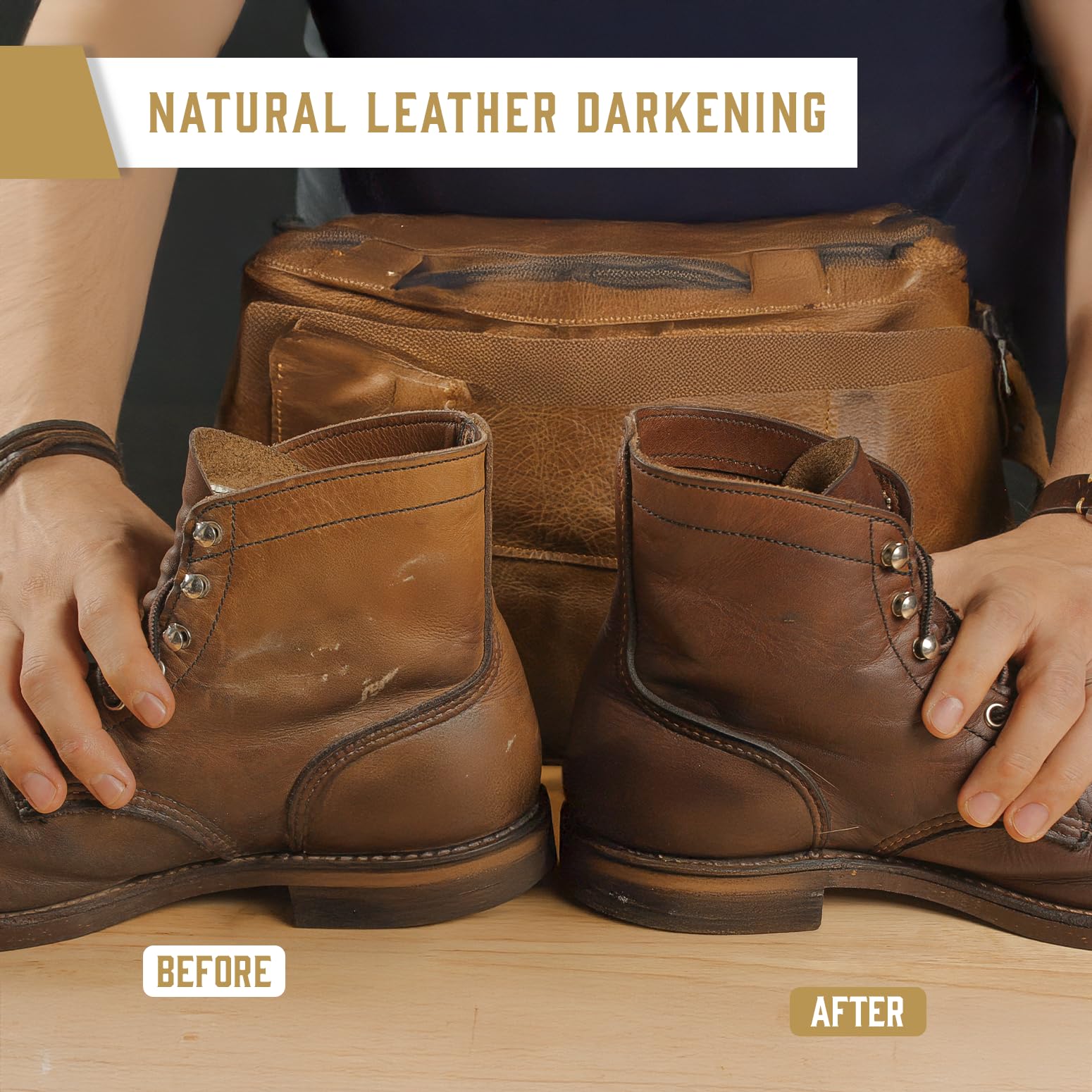 Eagle Leather Oil 8.45oz with Applicator & Premium Towel - All-Natural Mink Oil Conditioner for Boots, Shoes, Saddles, Furniture