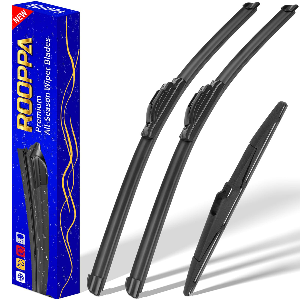 3 Wipers Replacement For 2018-2020 Buick Regal Tourx, Windshield Wiper Blades Original Equipment Replacement - 24''/20''/10'' (S