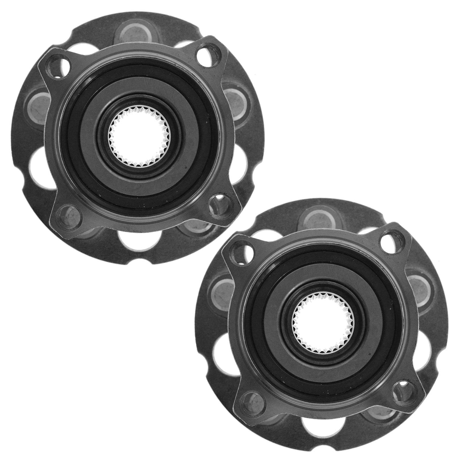 Trq Rear Wheel Hub Bearings Assembly Set Compatible With 2007-2018 Acura Rdx 2007-2011 Honda Cr-V