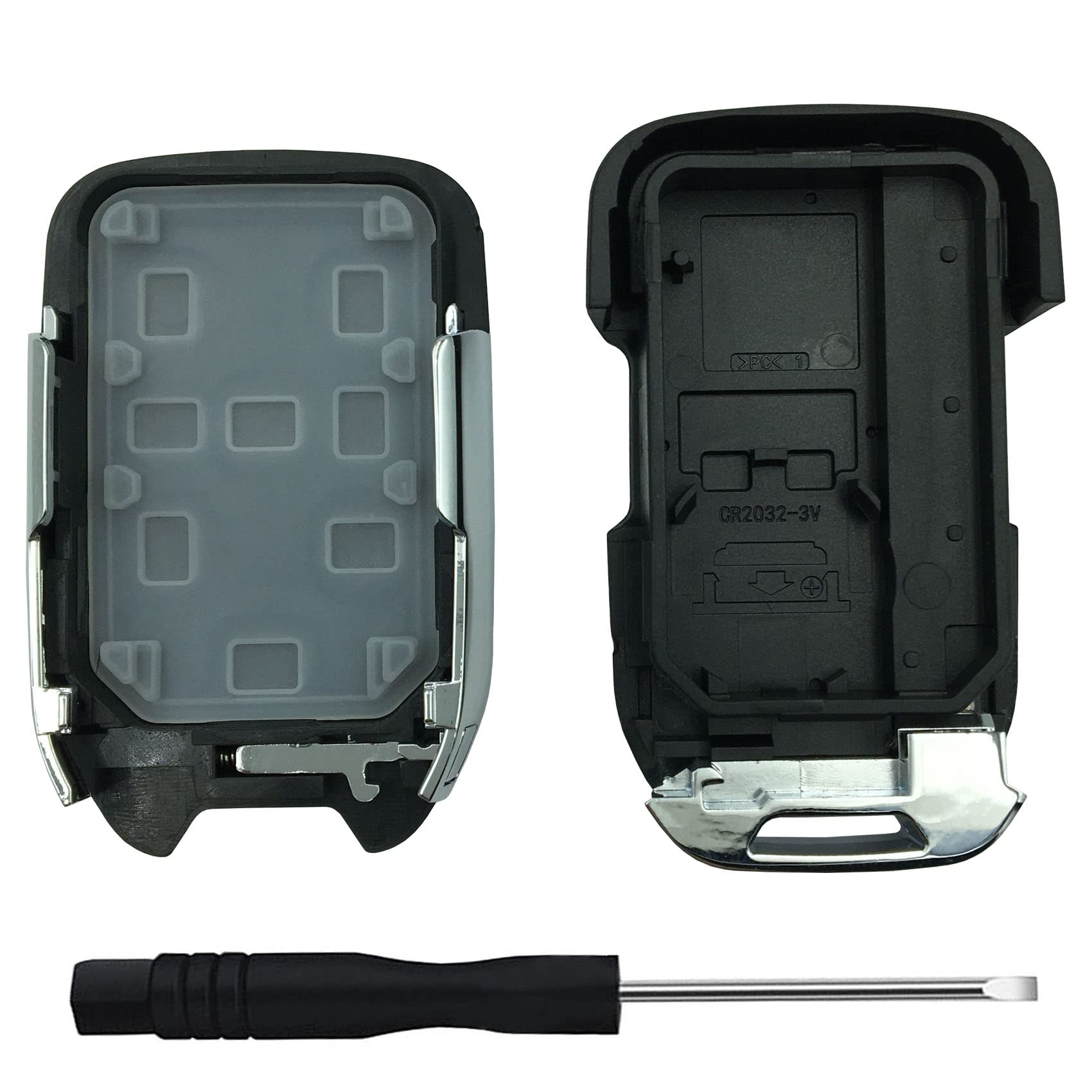 Replacement Keyless Entry Remote Key Fob Shell Case For Gmc Acadia Terrain Yukon Chevy Suburban Tahoe Car Key Fob Cover (5 Butto