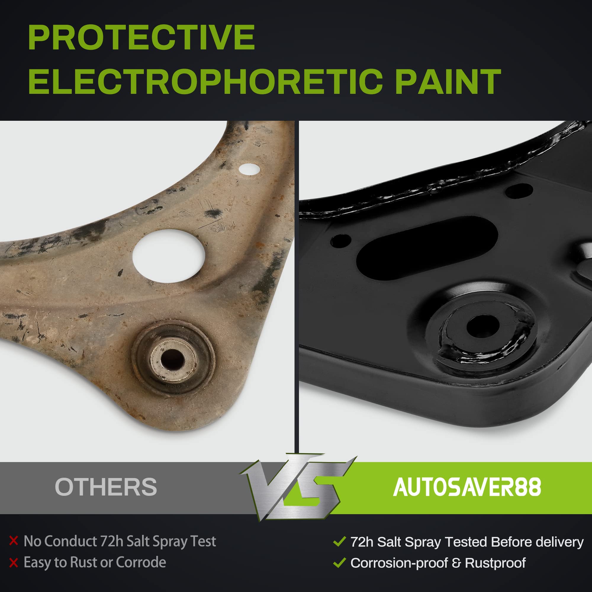 Autosaver88 Rear Control Arms And Ball Joint Compatible With 1999-2004 Jeep Grand Cherokee