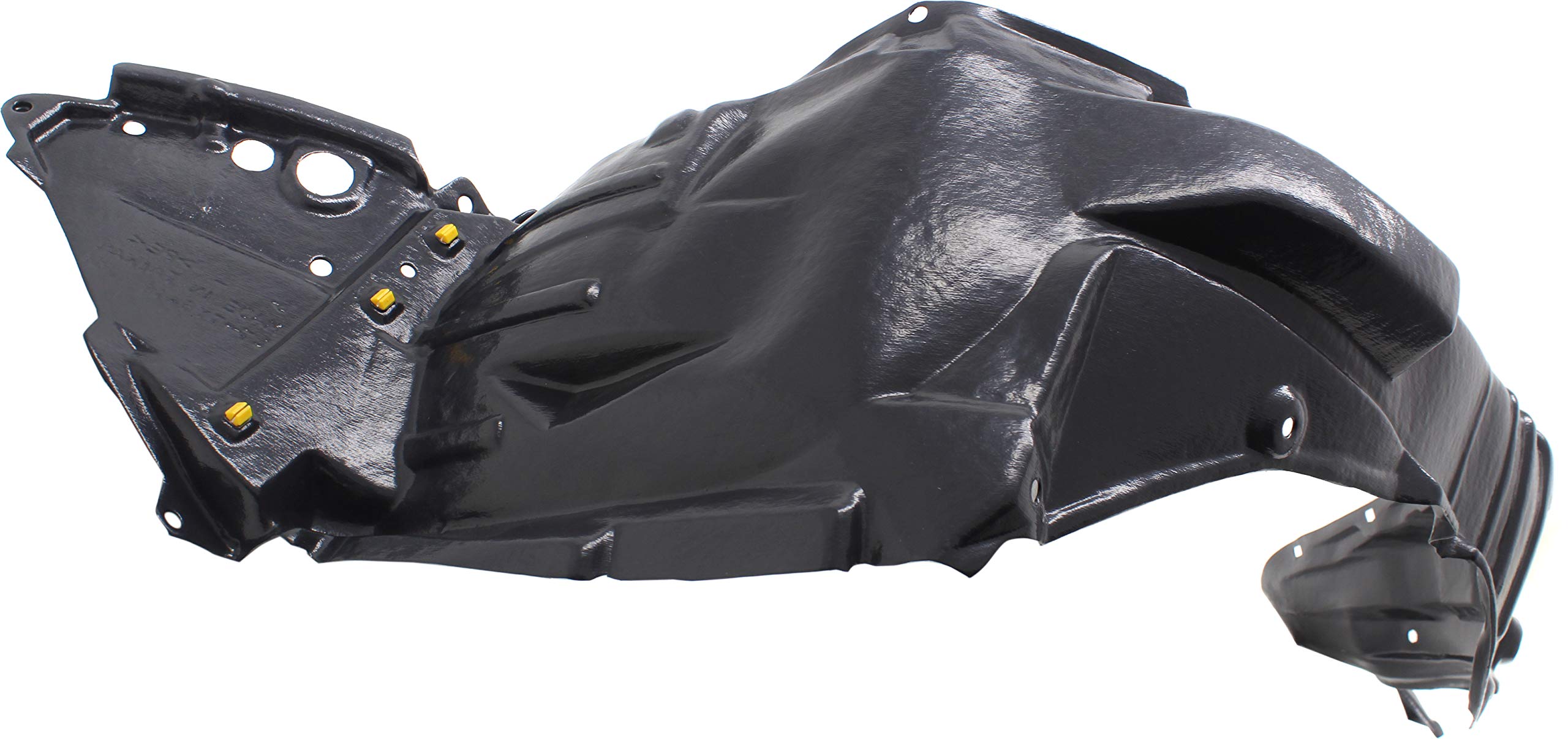 Evan Fischer Fender Liner Compatible With 2016 Scion Im, Fits 2017-2018 Toyota Corolla Im, Front Passenger Side Plastic Material