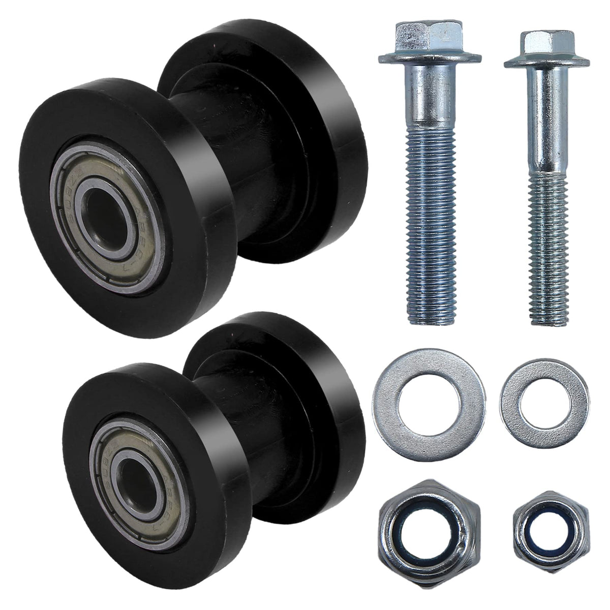 Stylemafia 8mm and 10mm Chain Roller Pulley Tensioner Wheel Guide Per for Motorcycle Mini Bike Atv 125cc 140cc 160cc SSR XR125 C