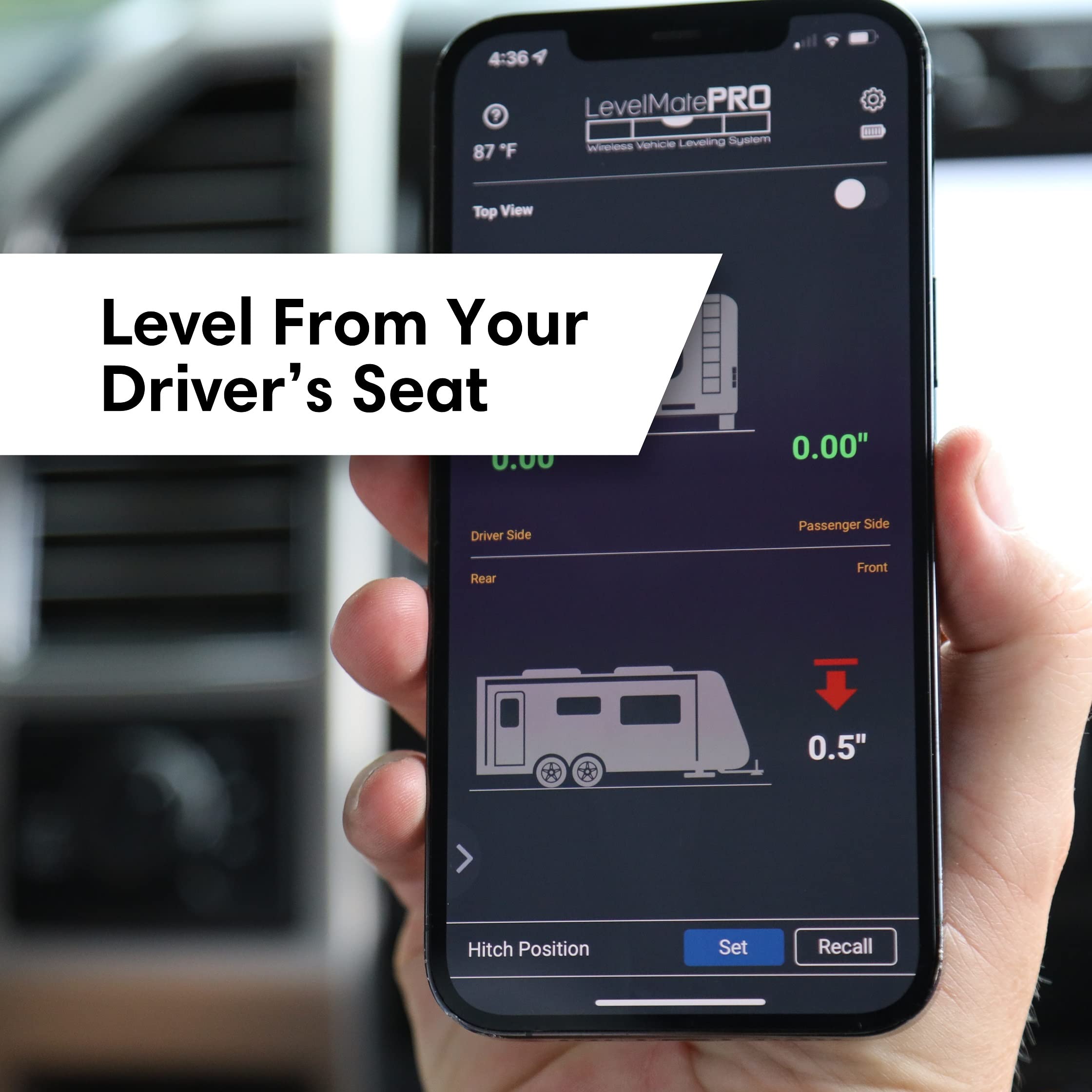 Logicblue Technology Levelmatepro Wireless Rv Leveling System, Bluetooth Leveler For Campers, Must-Have Accessory For Travel Trailers, Effortless Setup For Phones With App