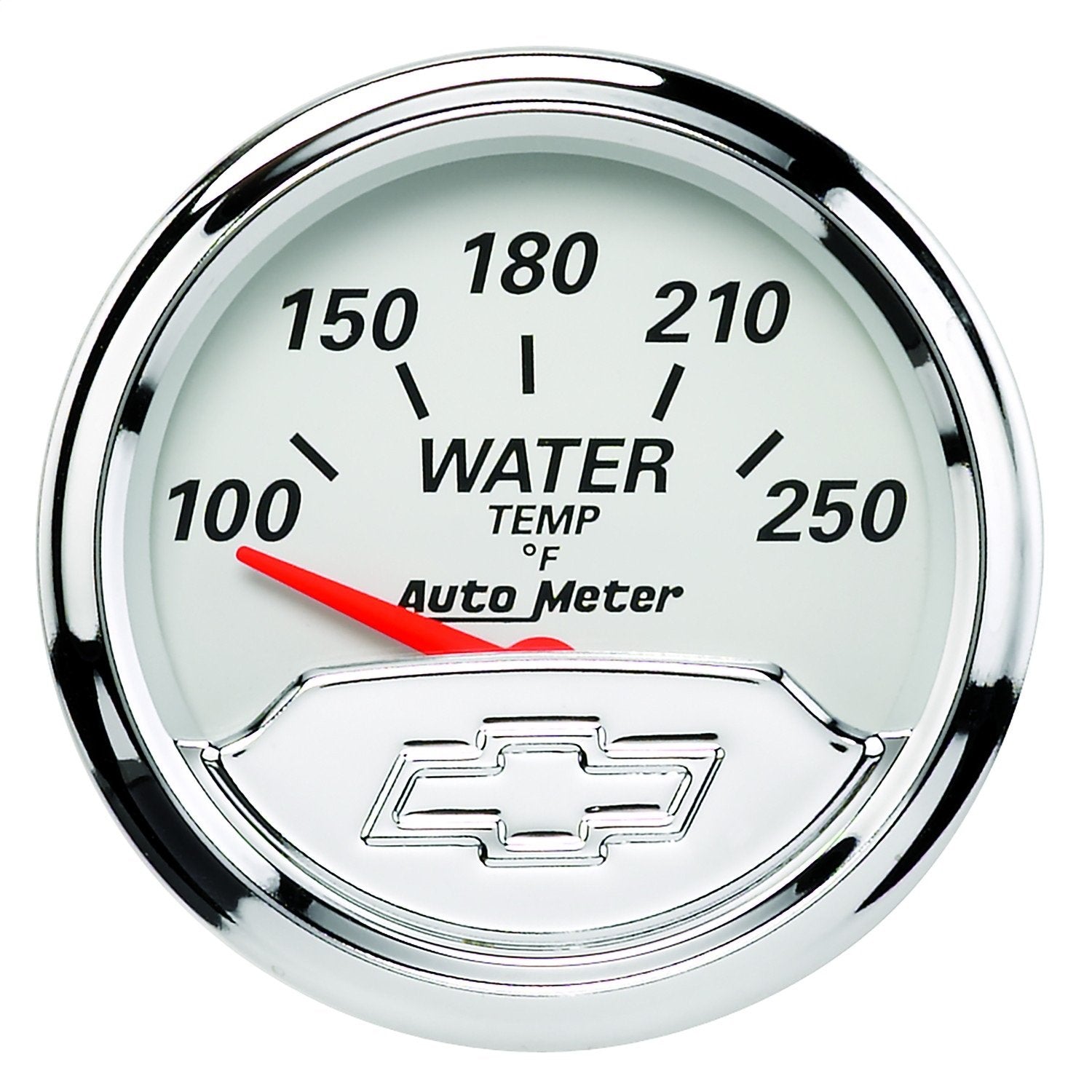 Auto Meter 1337-00408 Chevy Vintage 2-1/16&quot; Electric Water Temperature Gauge (100-250 Degree F, 52.4mm)