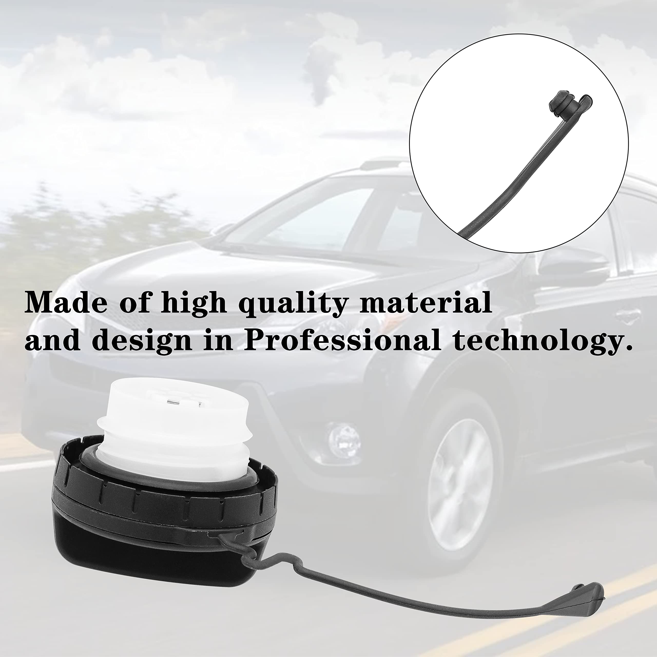 Gas Cap Fuel Cap 77300-06040 For Toyota 4Runner Avalon Camry Corolla Fj Cruiser Highlander Land Cruiser Matrix Sequoia Sienna Tacoma Tundra Venza,Lexus Es350 Gs460 Lx570 Rx350 Sc430,Scion Xd Xb Xa Tc