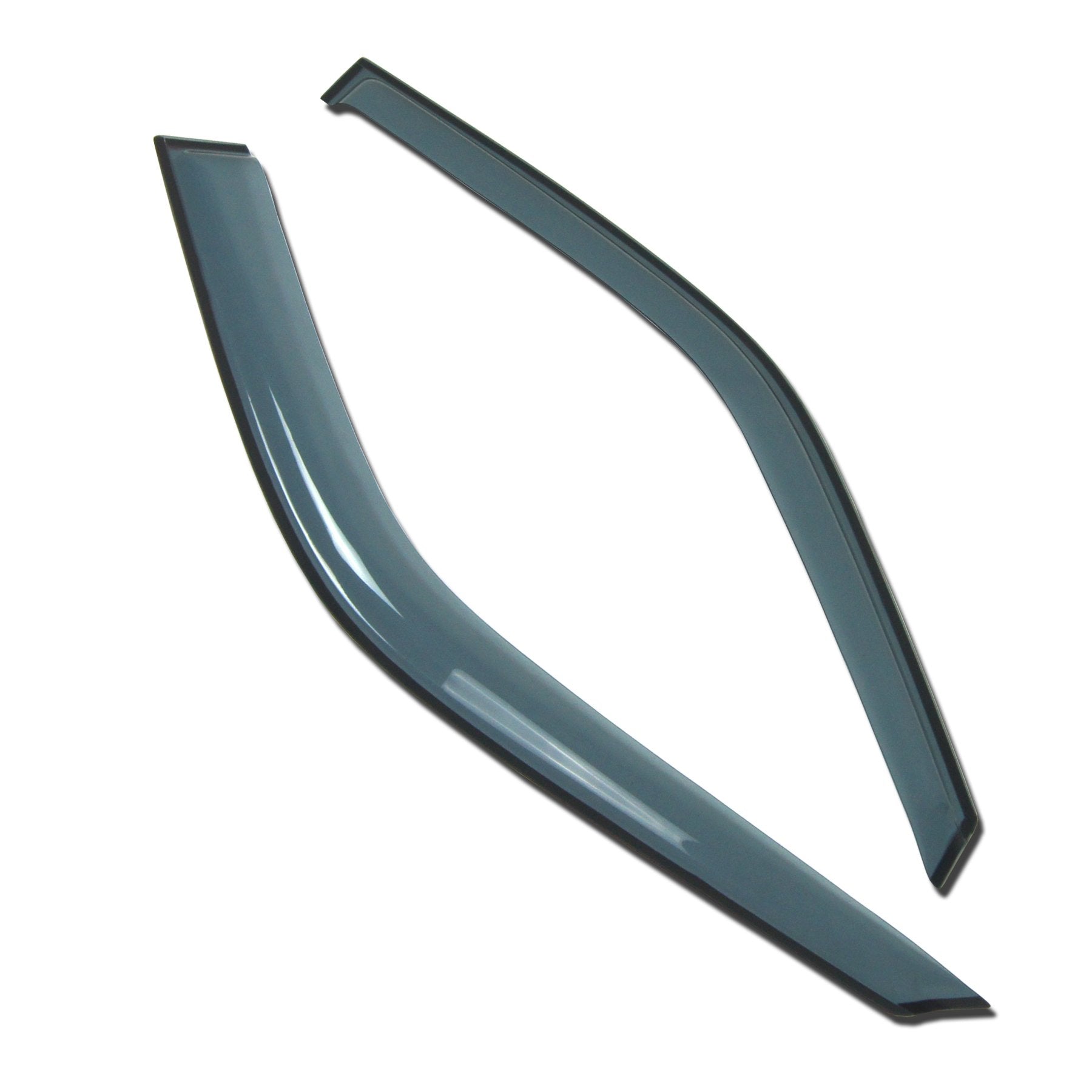 Tuningpros Outside Mount Window Vent Visors Rain Guards Compatible With Honda Accord Coupe 1990-1993 | Side Window Wind Deflecto