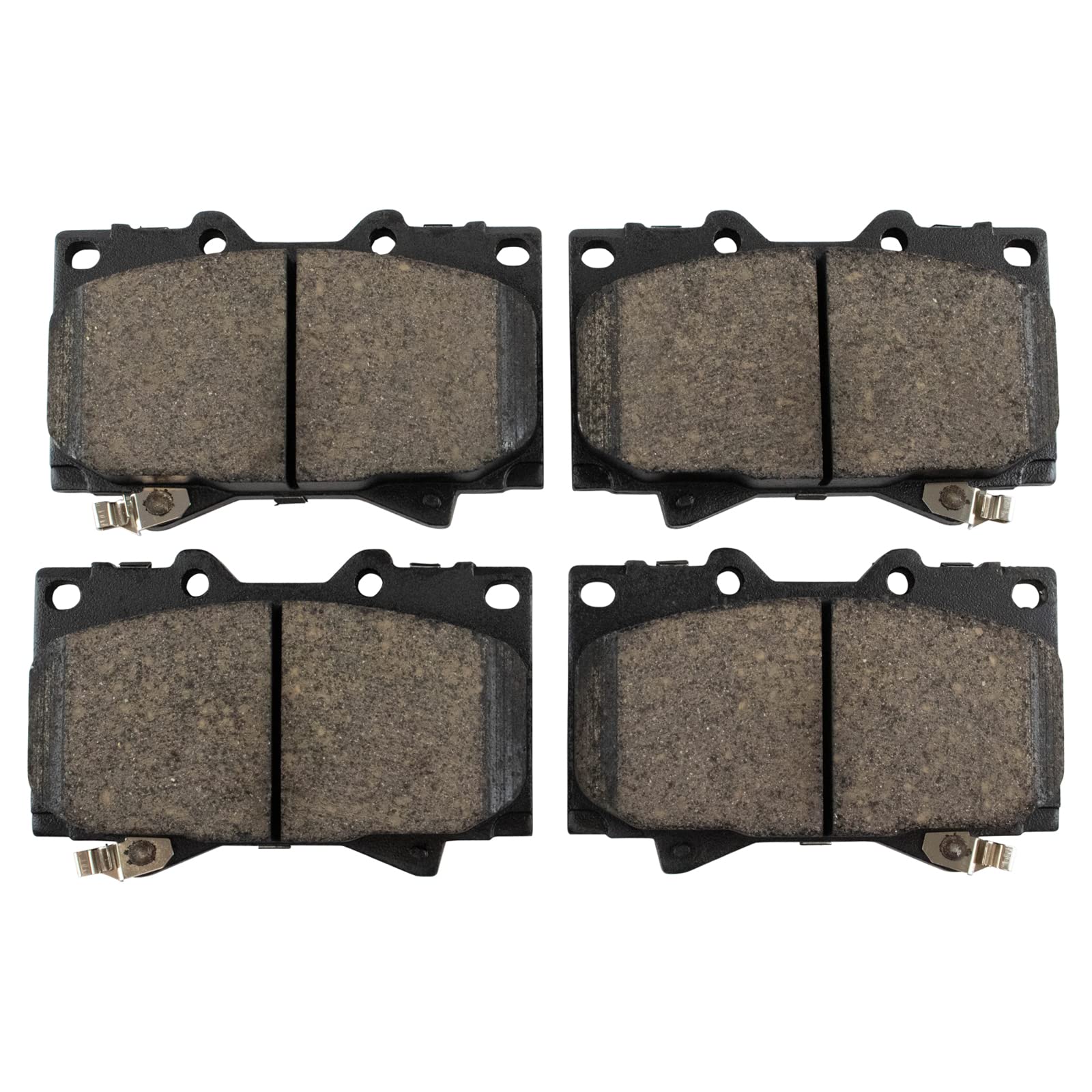 TRQ Front Brake Pads Ceramic Compatible with 1998-2007 Lexus LX470 Toyota Land Cruiser